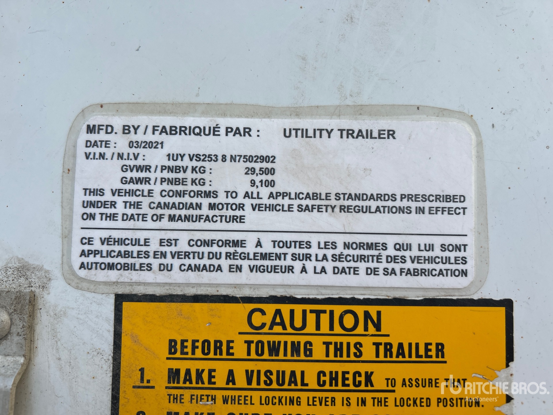 General Appearance with Seriennummer / FIN