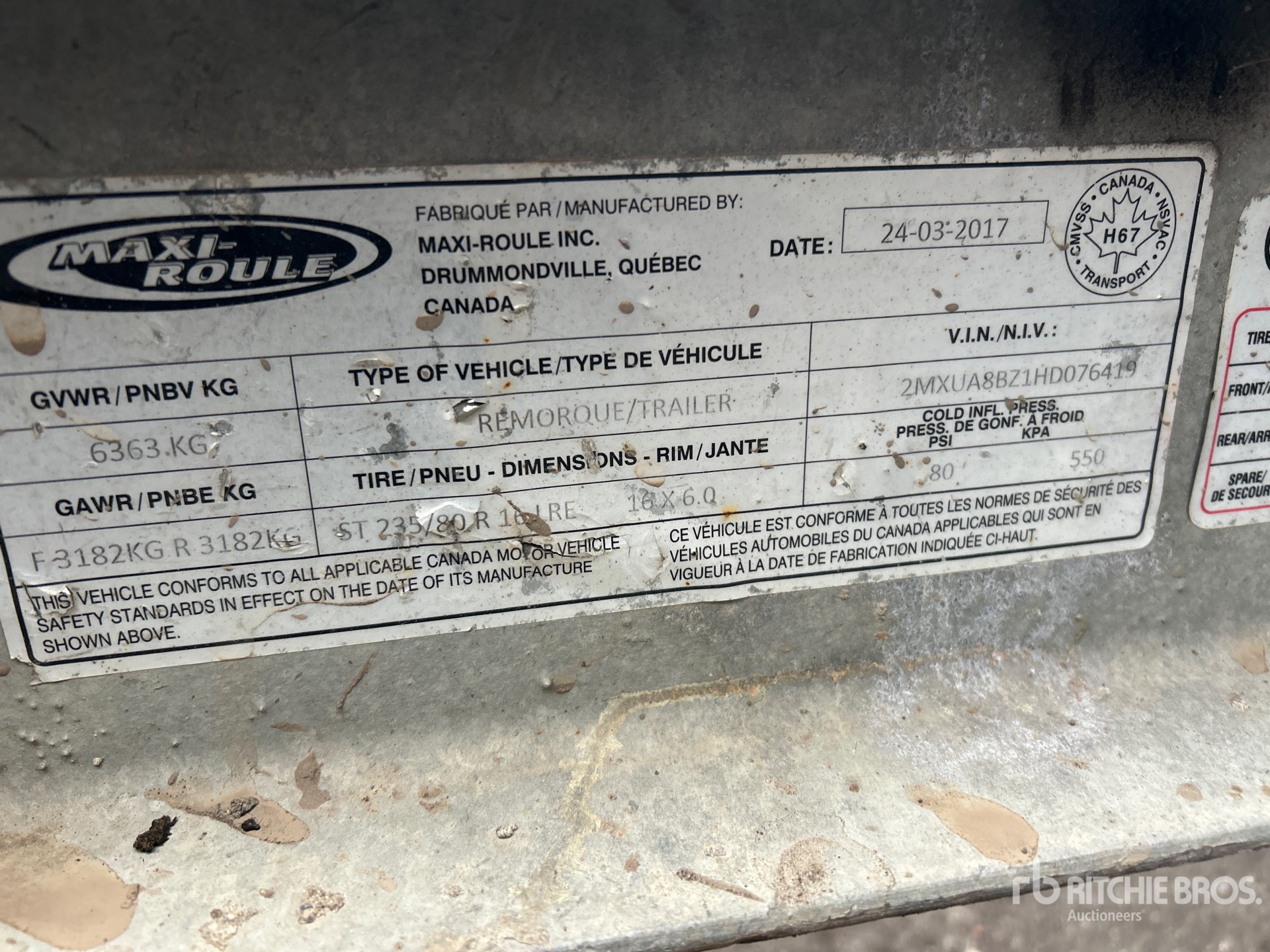 General Appearance with Seriennummer / FIN