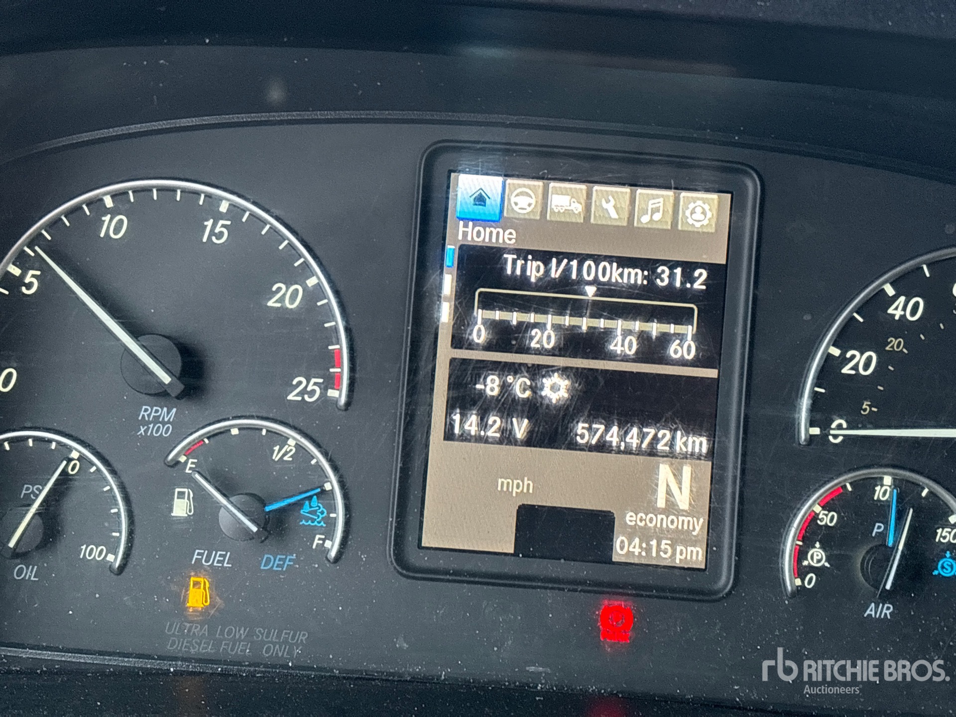 General Appearance with Hour Meter / Odometer