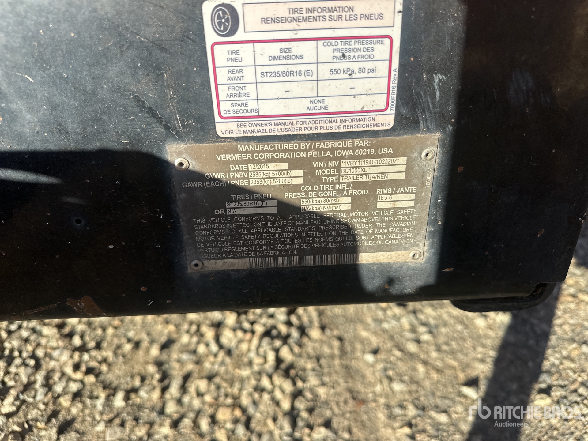 General Appearance with Numer seryjny/numer identyfikacyjny pojazdu