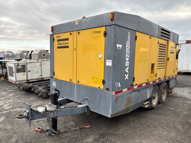 2016 Atlas Copco XAS1800JD7EBPFF 1800 cfm Mobile Air Compressor