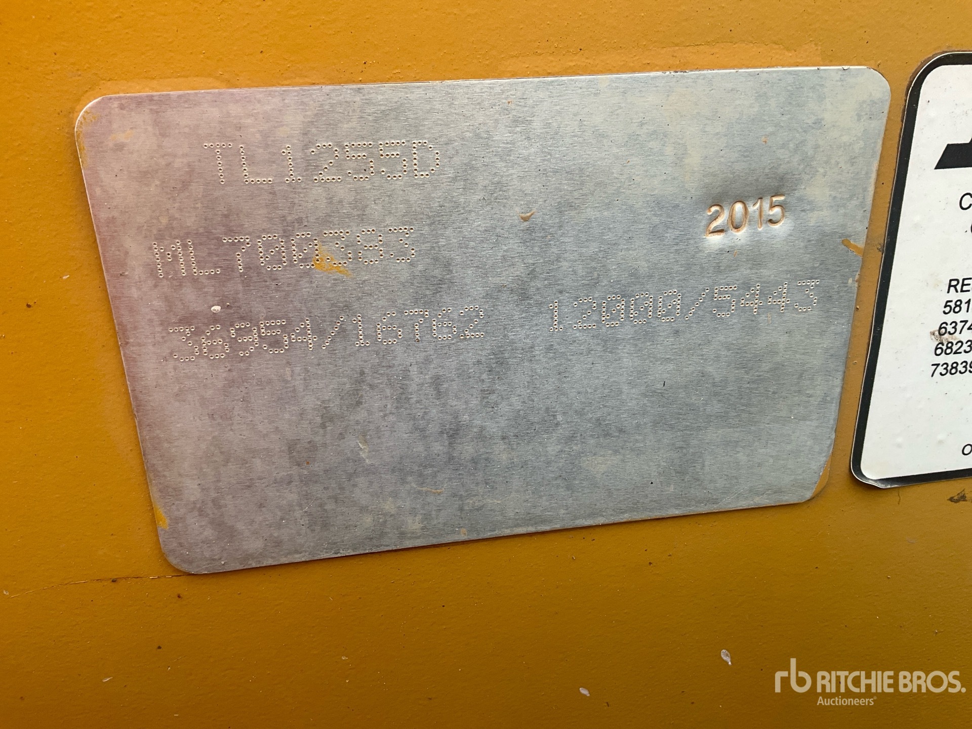 General Appearance with N.º de serie/VIN