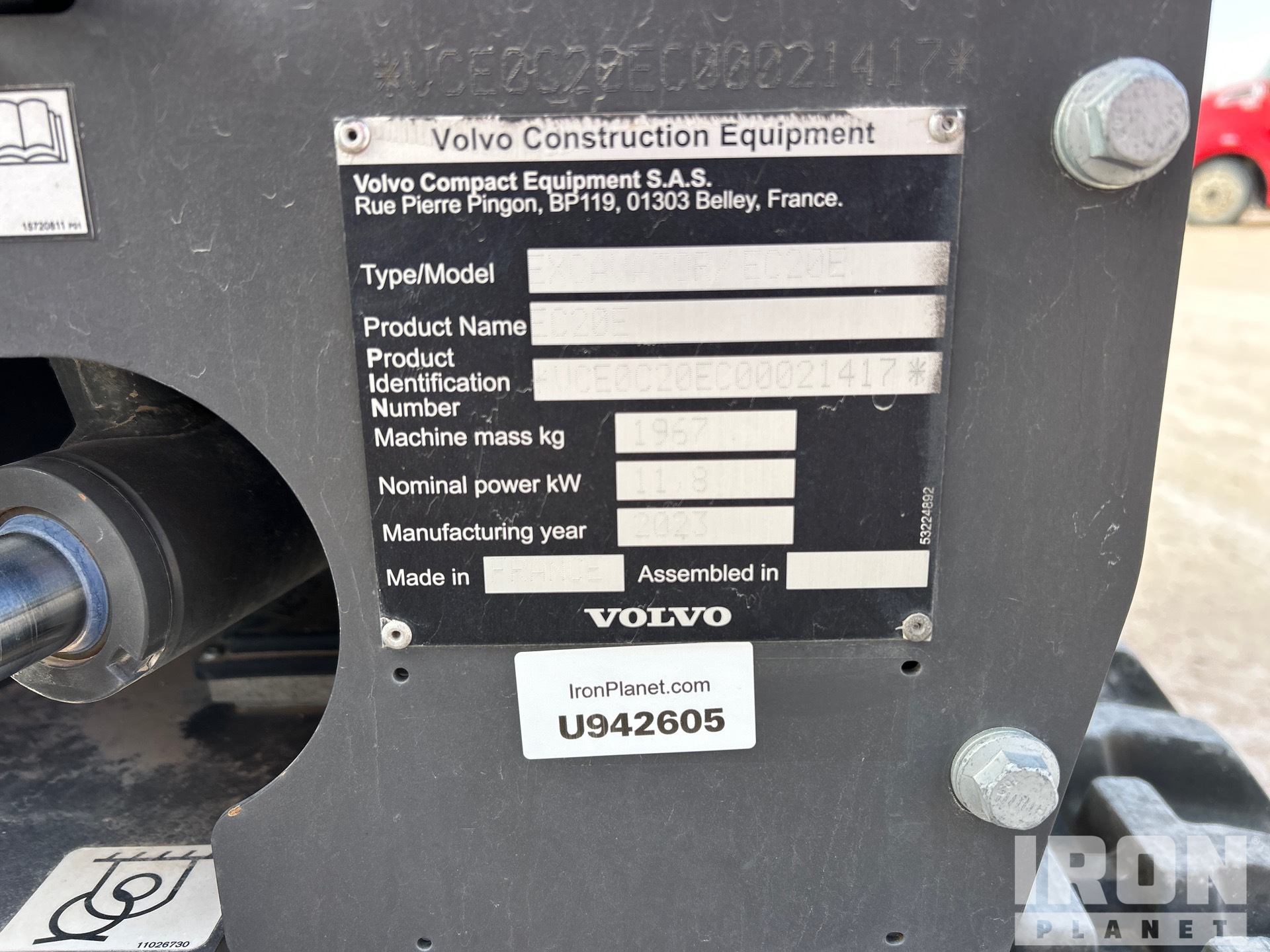 2023 Volvo EC20E