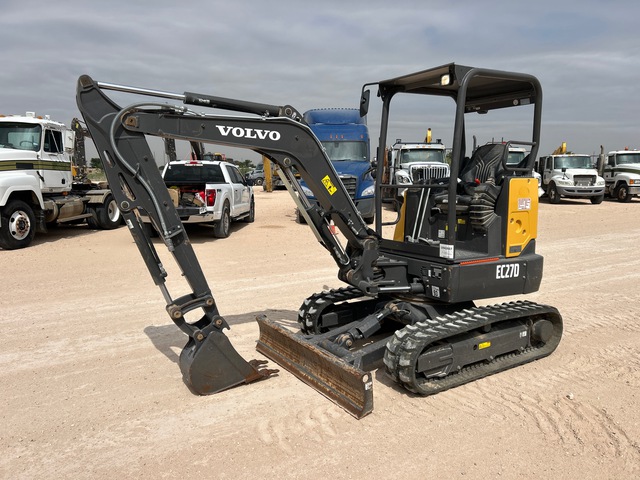2023 Volvo EC27D Mini Excavator