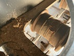 Undercarriage with Left Track Rollers