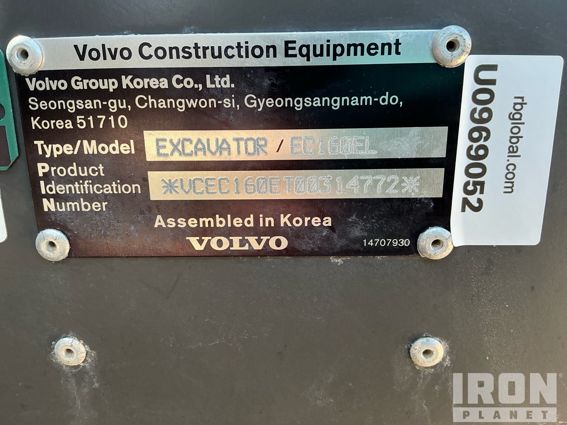 2023 Volvo EC160EL