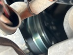 Engine with A/C Compressor