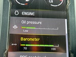 Control Station with Engine Oil Pressure