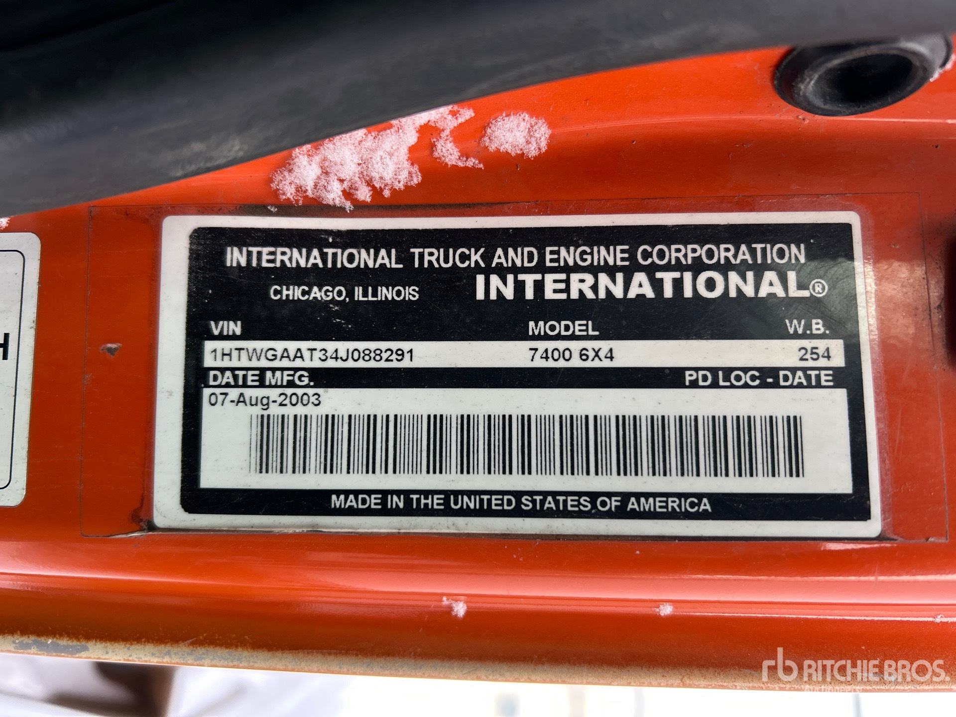 General Appearance with Seriennummer / FIN