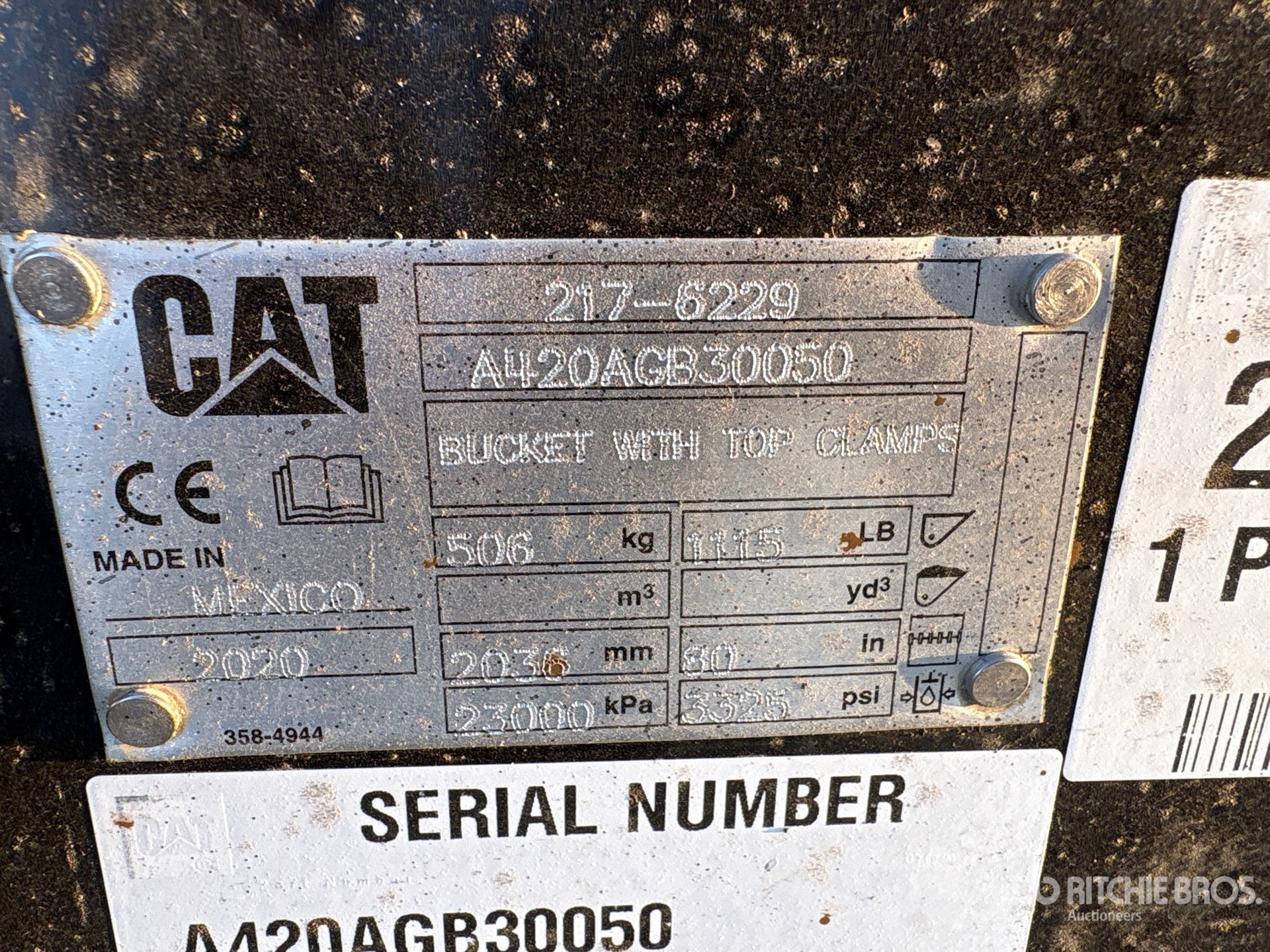 General Appearance with N.º de serie/VIN