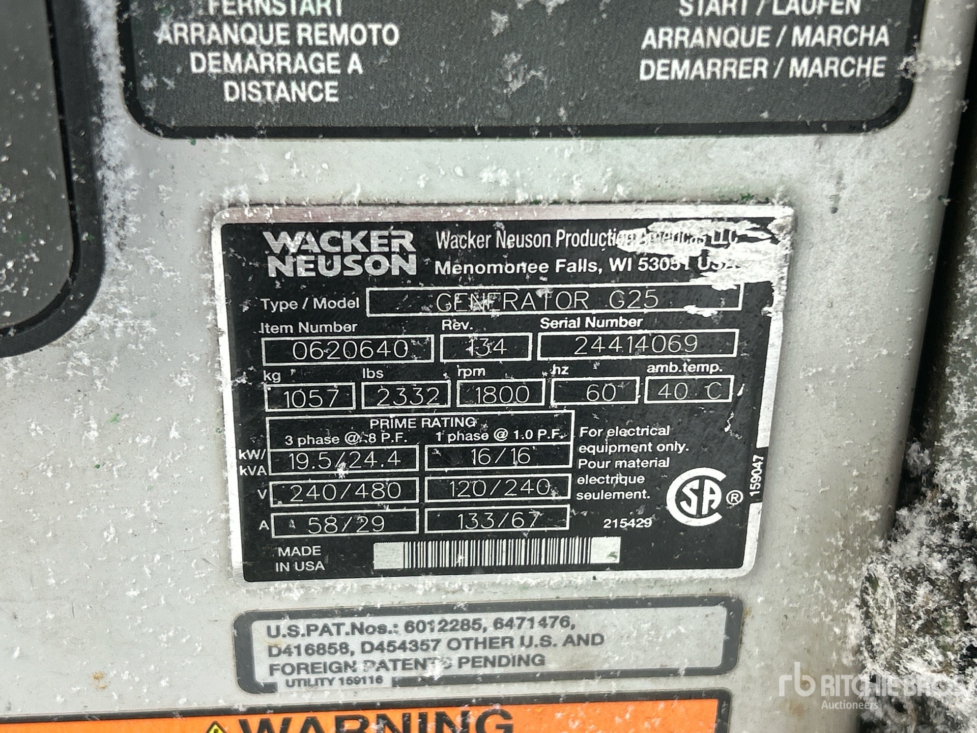 General Appearance with Numer seryjny/numer identyfikacyjny pojazdu