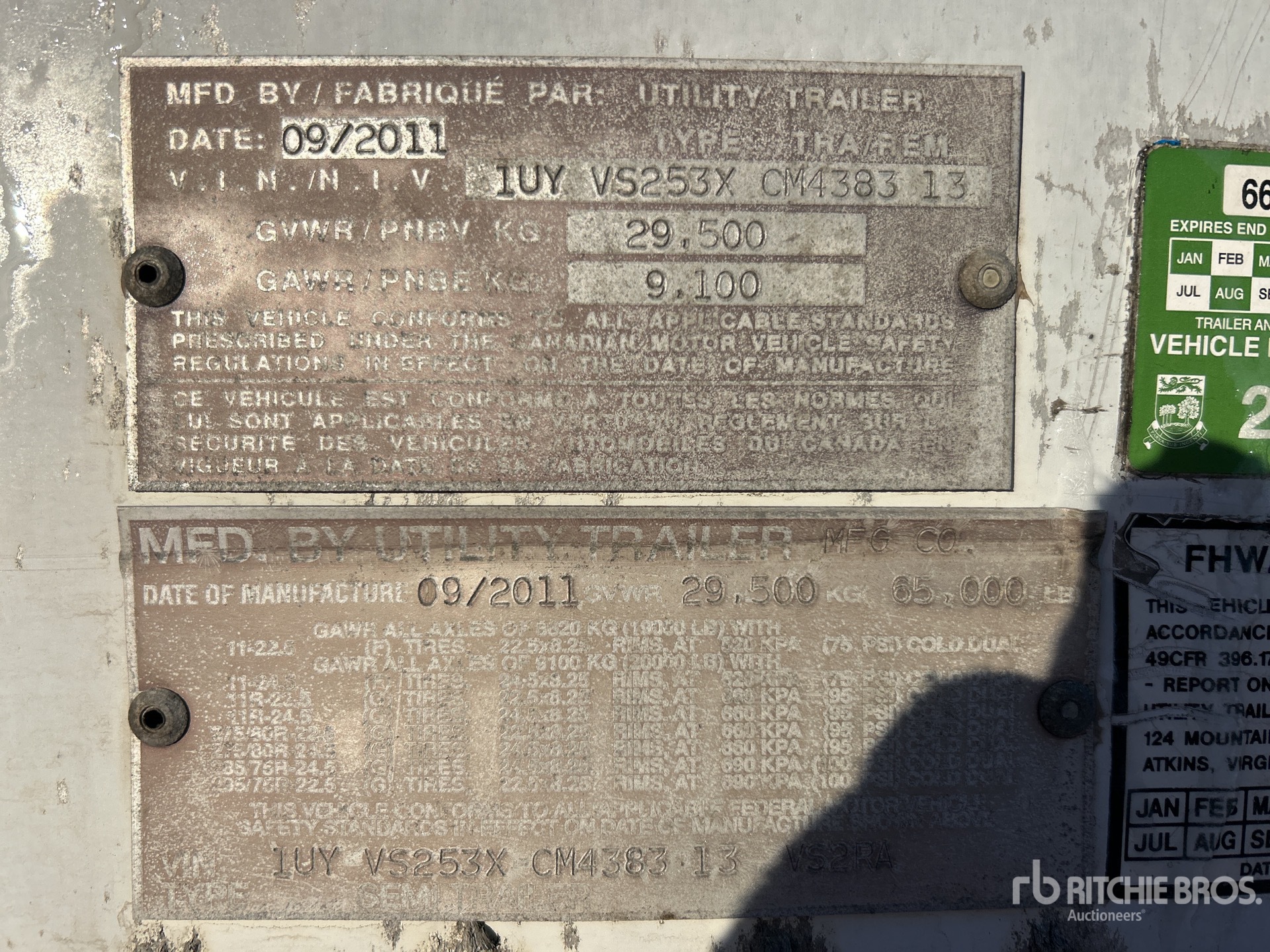 General Appearance with Seriennummer / FIN