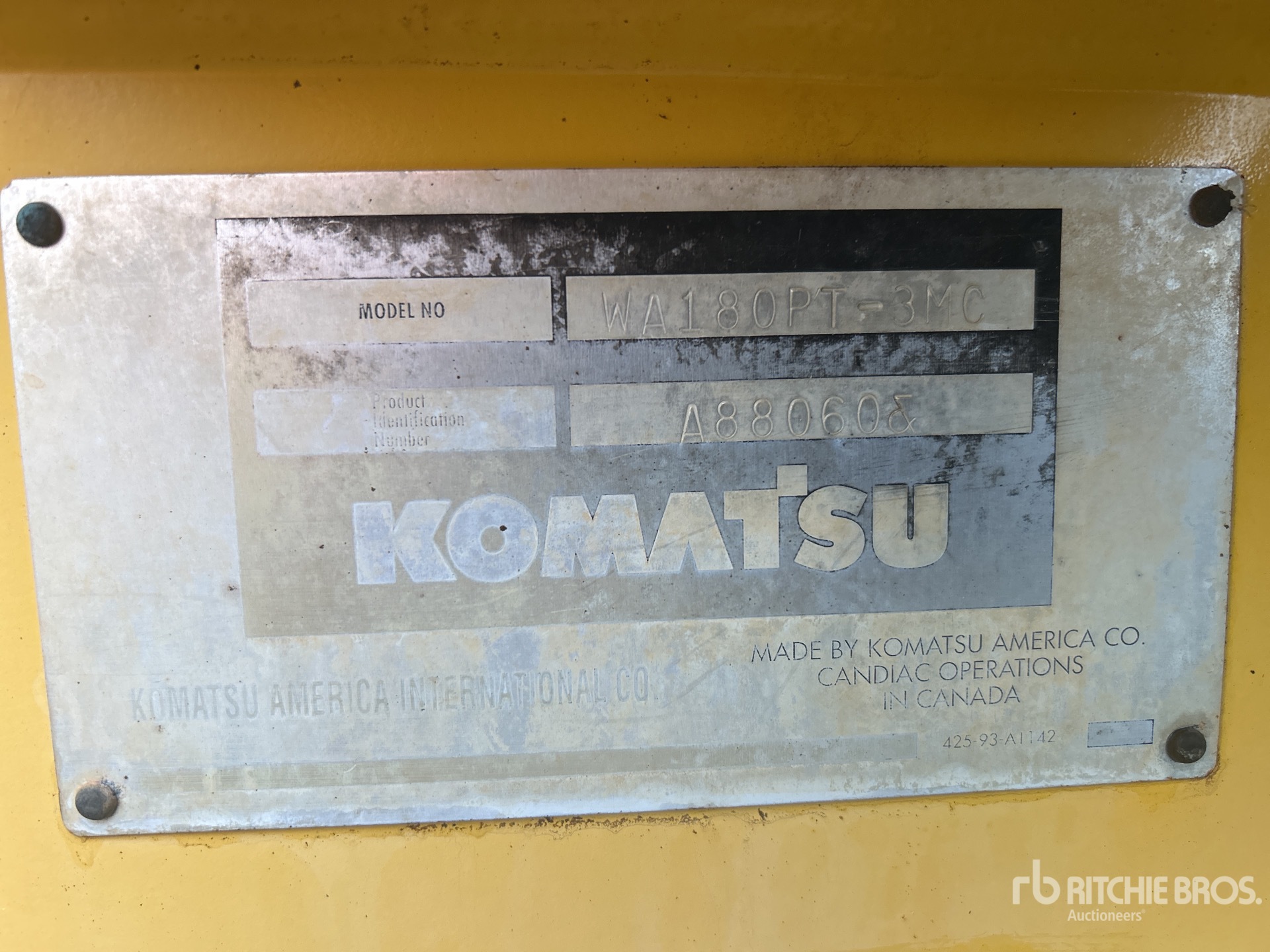 General Appearance with Numéro de série/Numéro d'identification du véhicule automobile