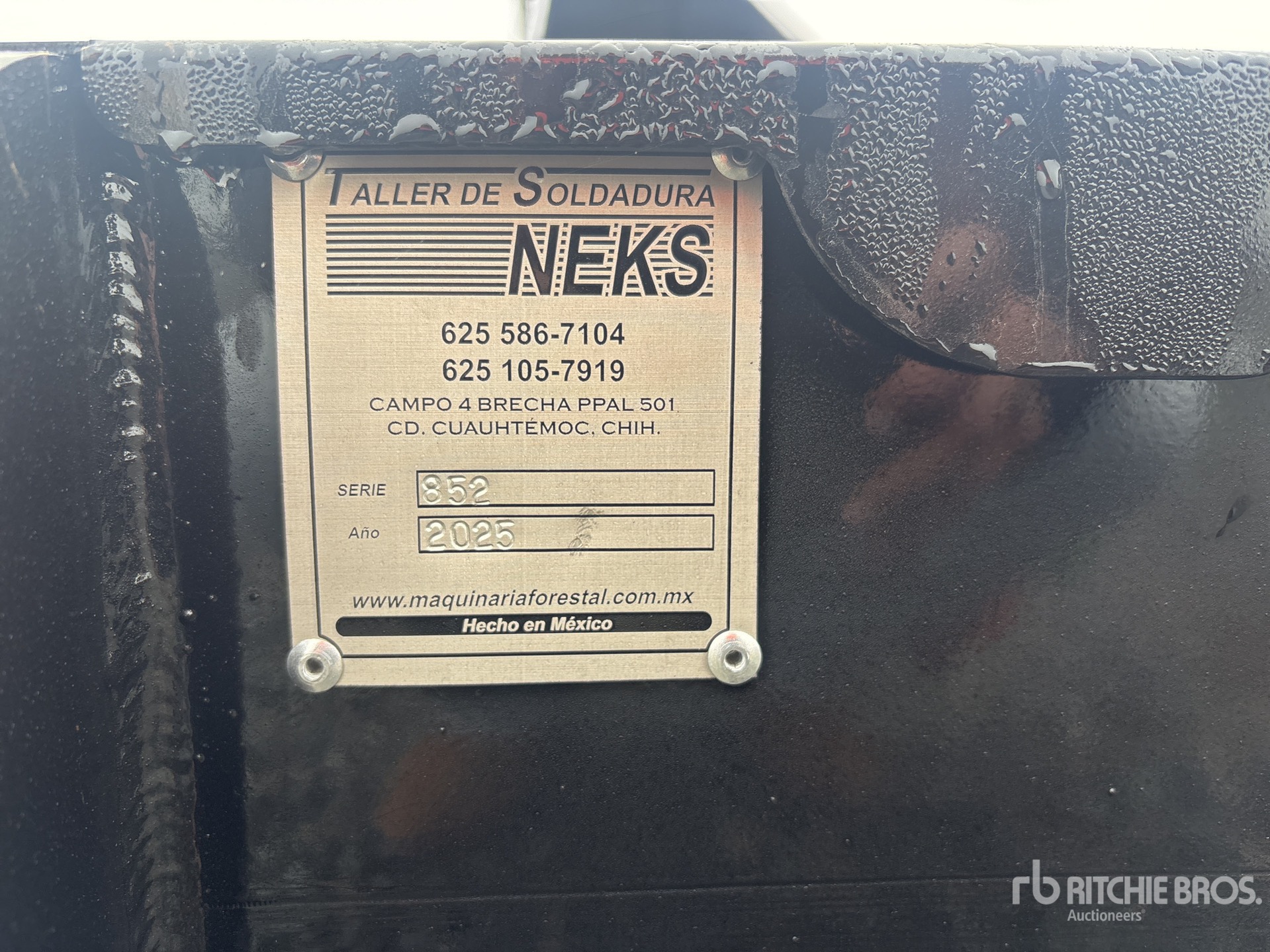 General Appearance with N.º de serie/VIN