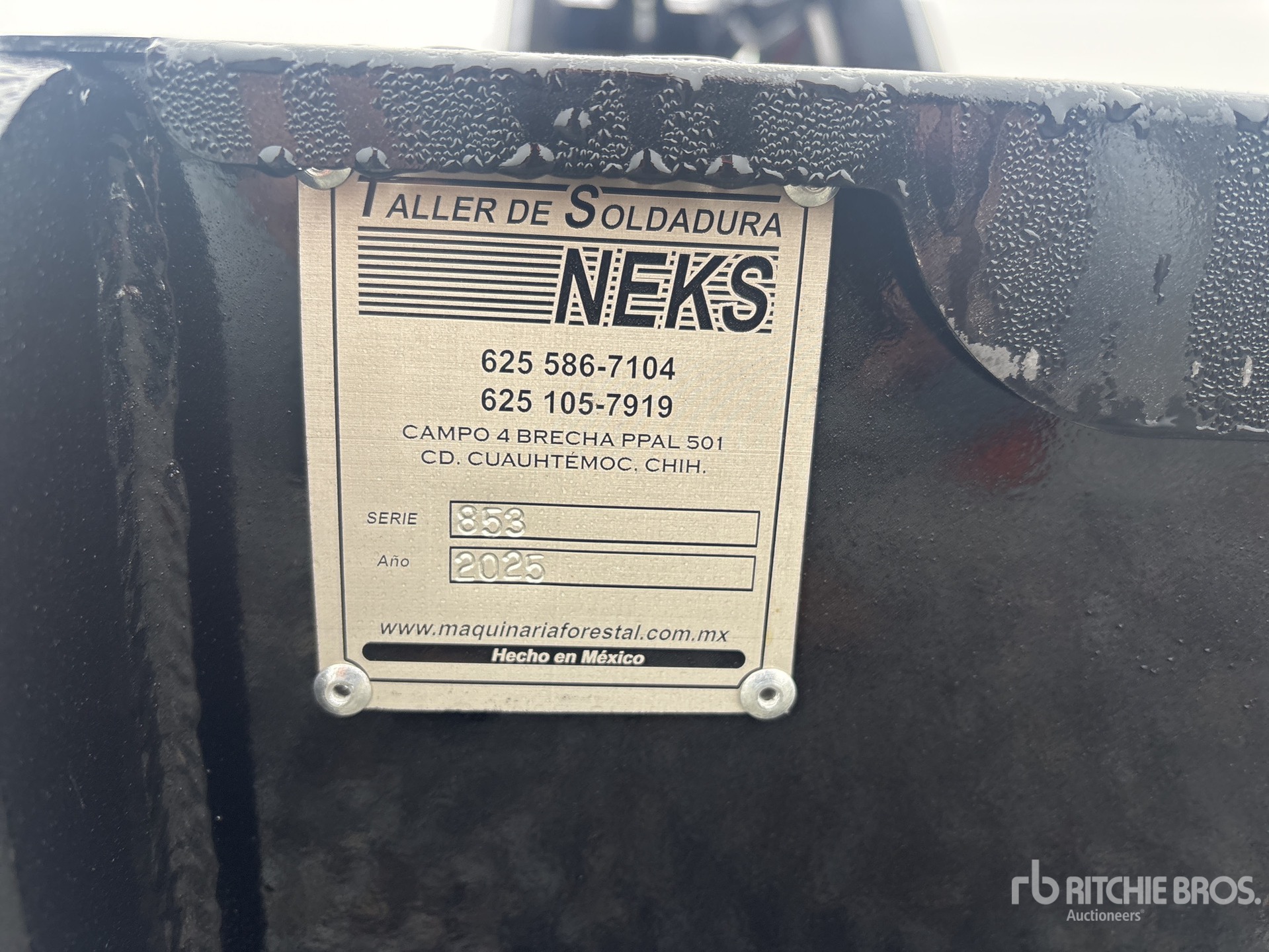 General Appearance with N.º de serie/VIN