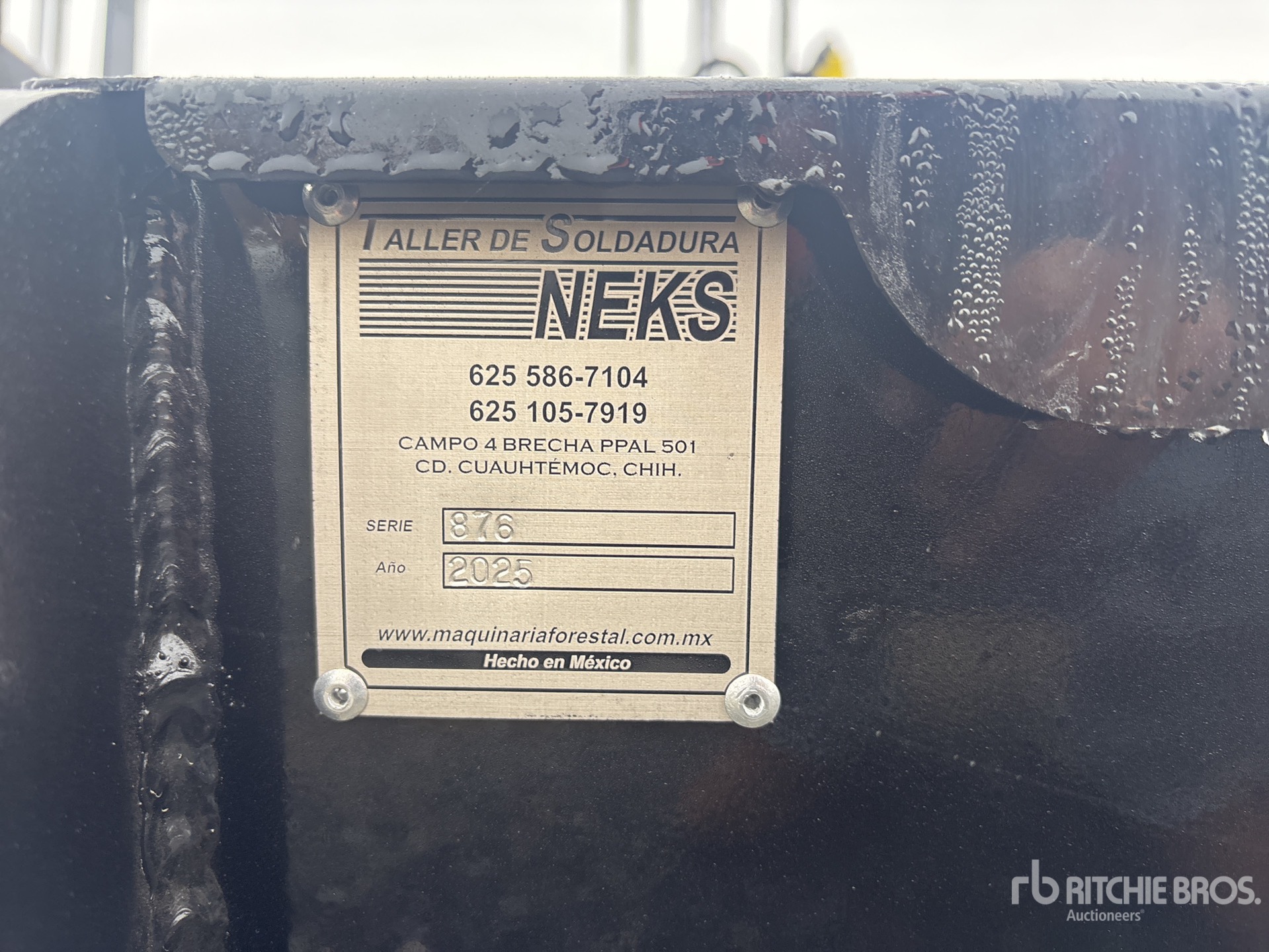 General Appearance with N.º de serie/VIN