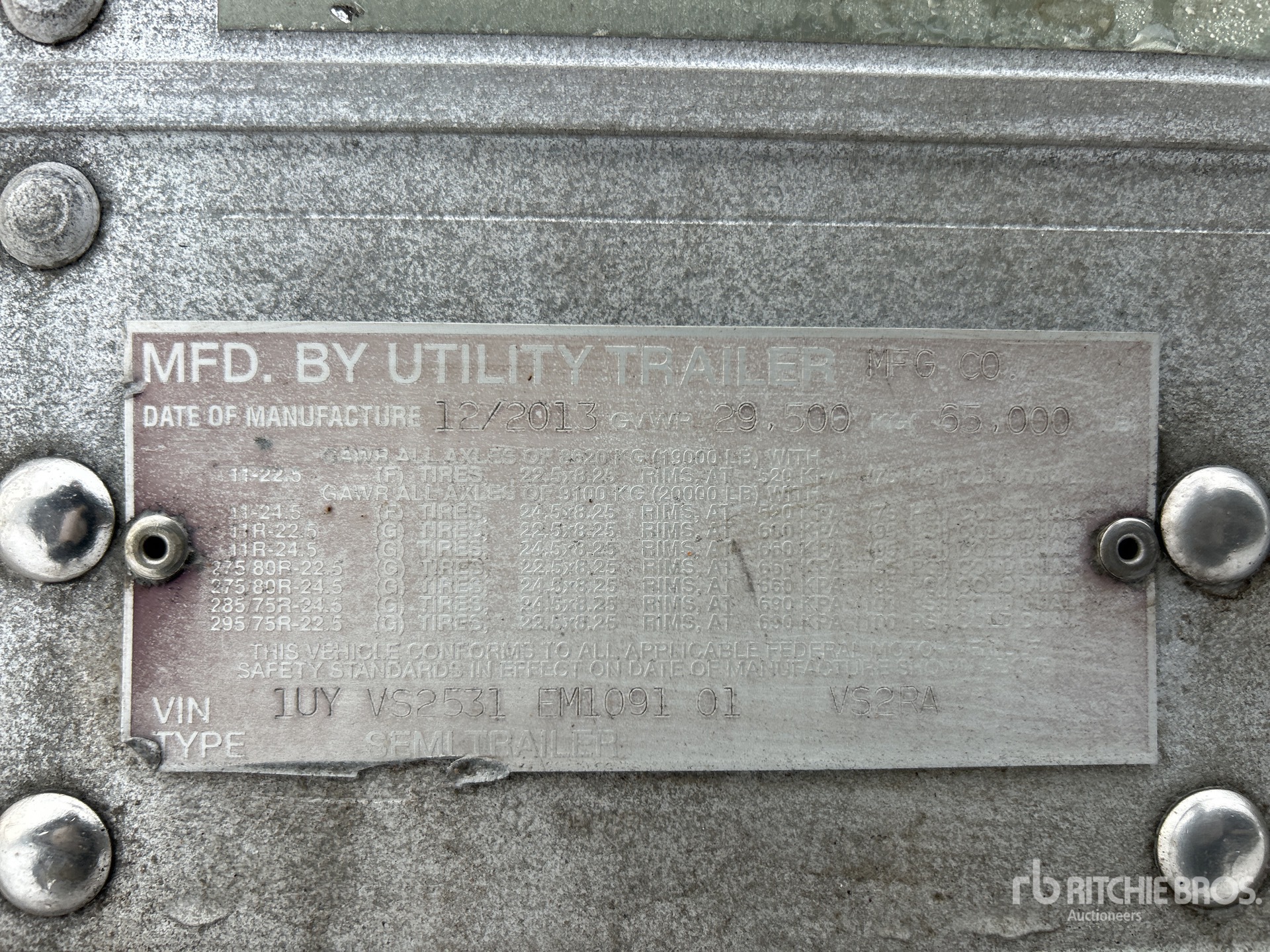 General Appearance with Seriennummer / FIN