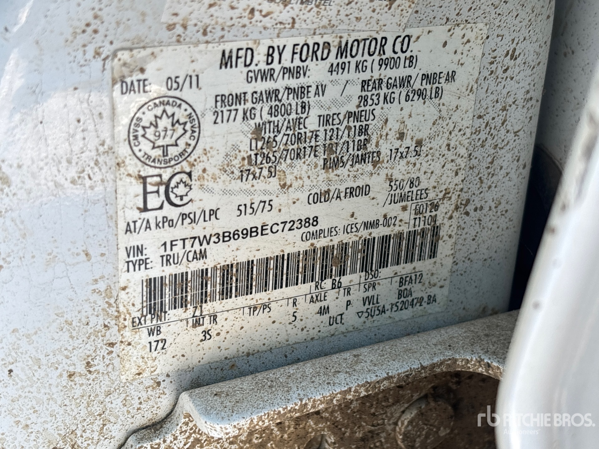 General Appearance with Second Serial Number/VIN Photo