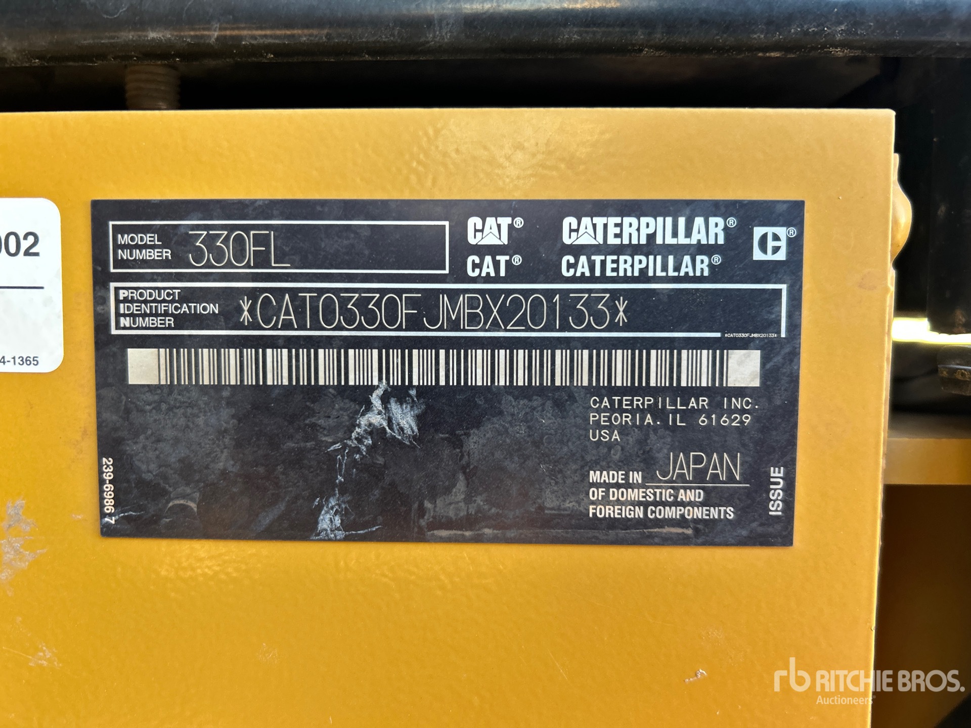 General Appearance with Numero seriale/numero d’identificazione del veicolo (VIN)