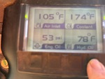 Control Station with Engine Oil Pressure