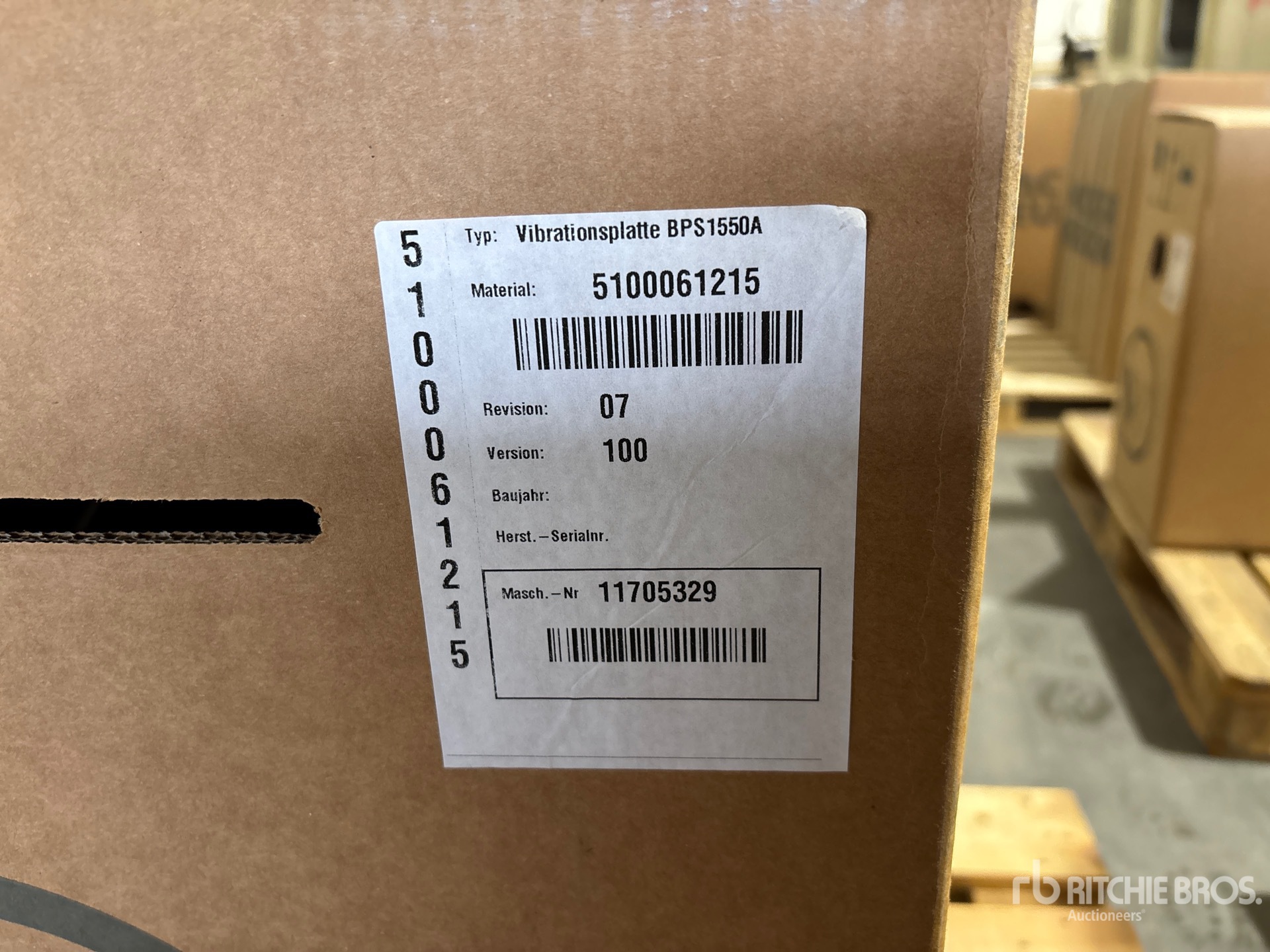 General Appearance with N.º de serie/VIN