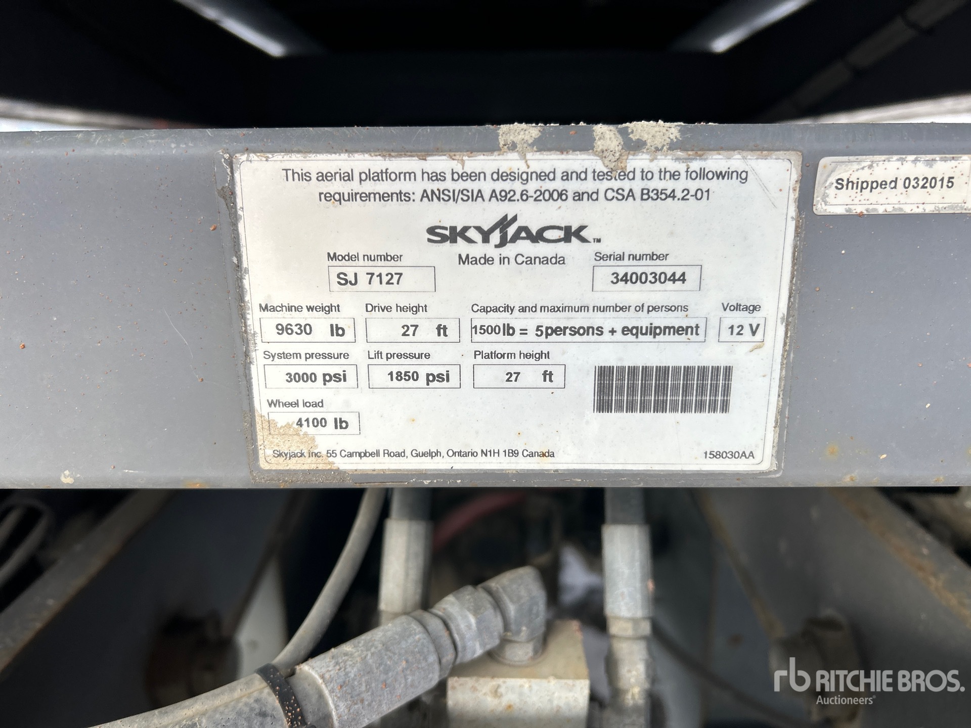 General Appearance with Numero seriale/numero d’identificazione del veicolo (VIN)