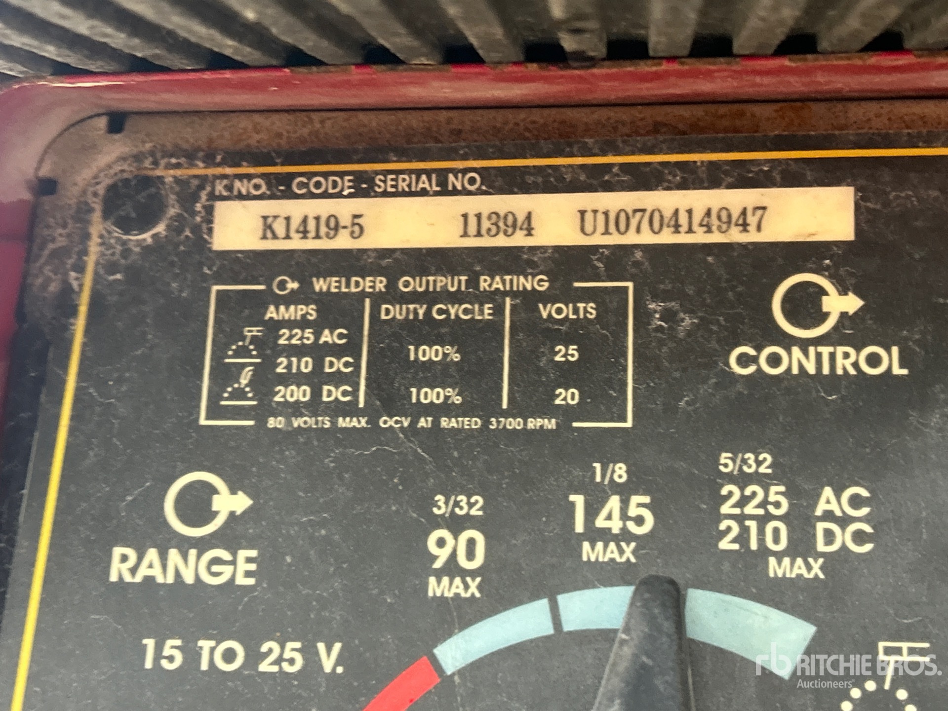 General Appearance with N.º de serie/VIN