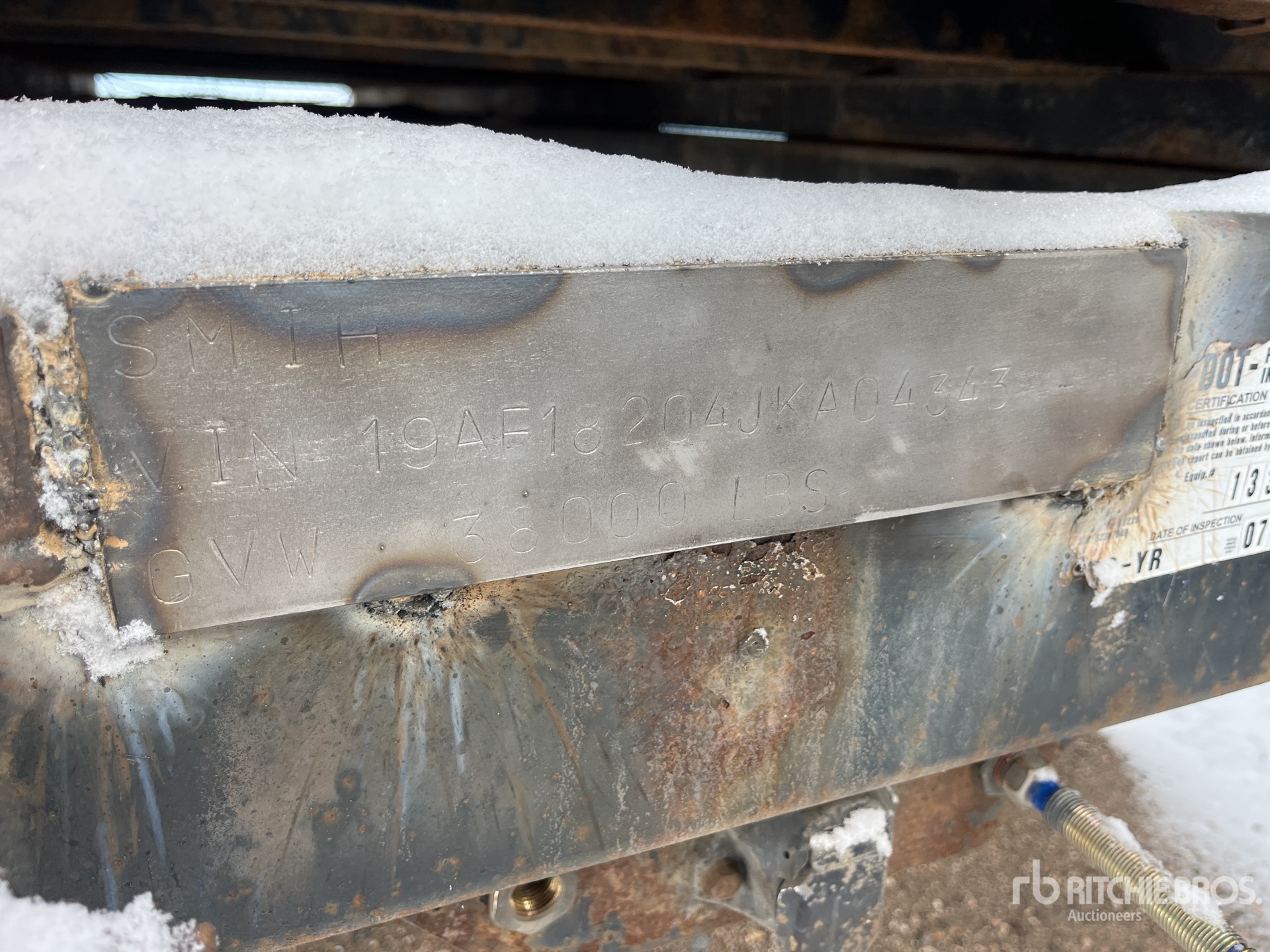 General Appearance with N.º de serie/VIN