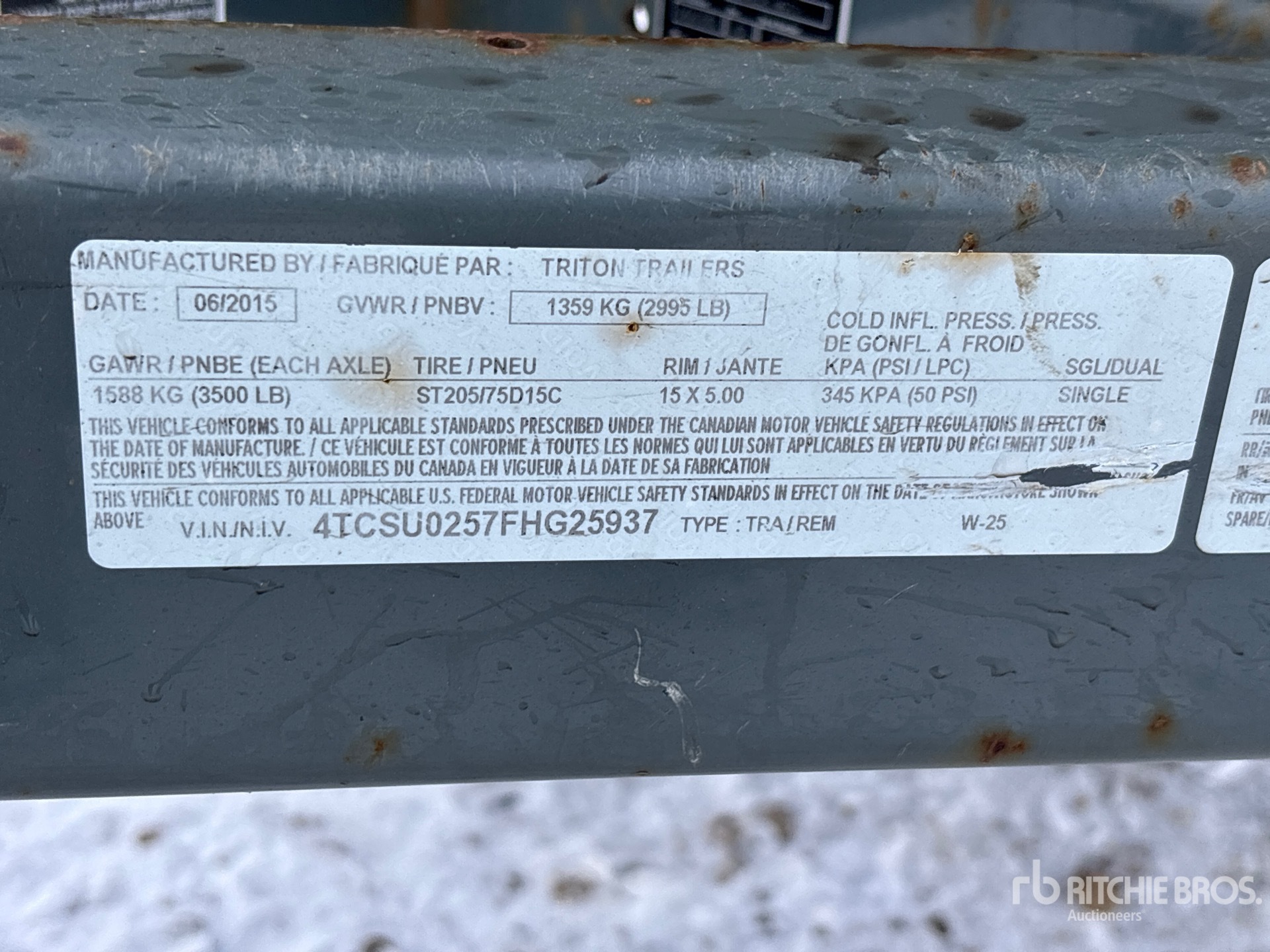 General Appearance with Numer seryjny/numer identyfikacyjny pojazdu