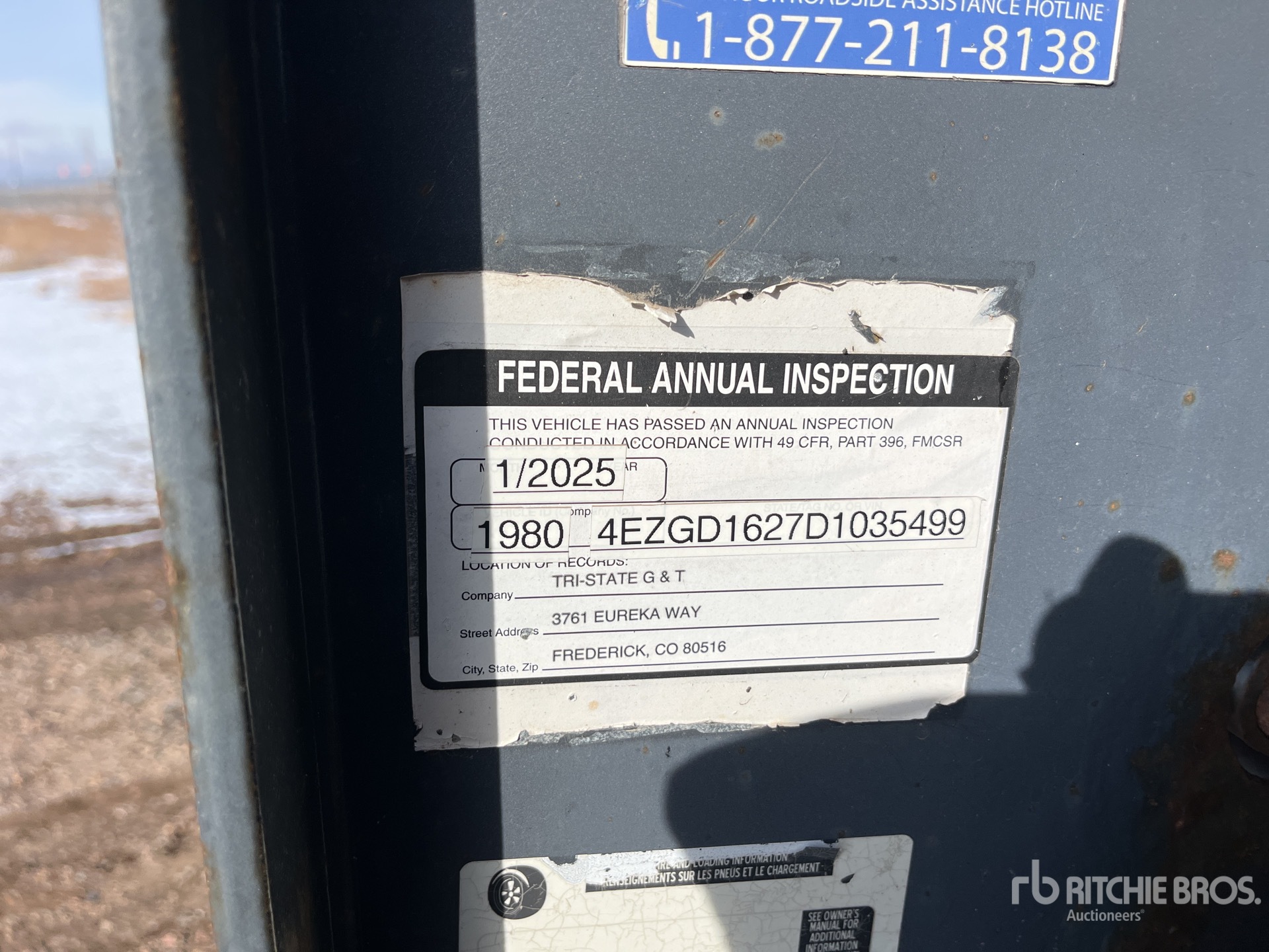 General Appearance with N.º de serie/VIN