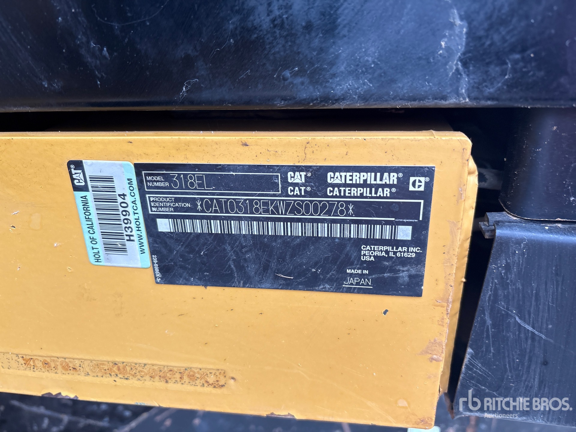 General Appearance with N.º de serie/VIN