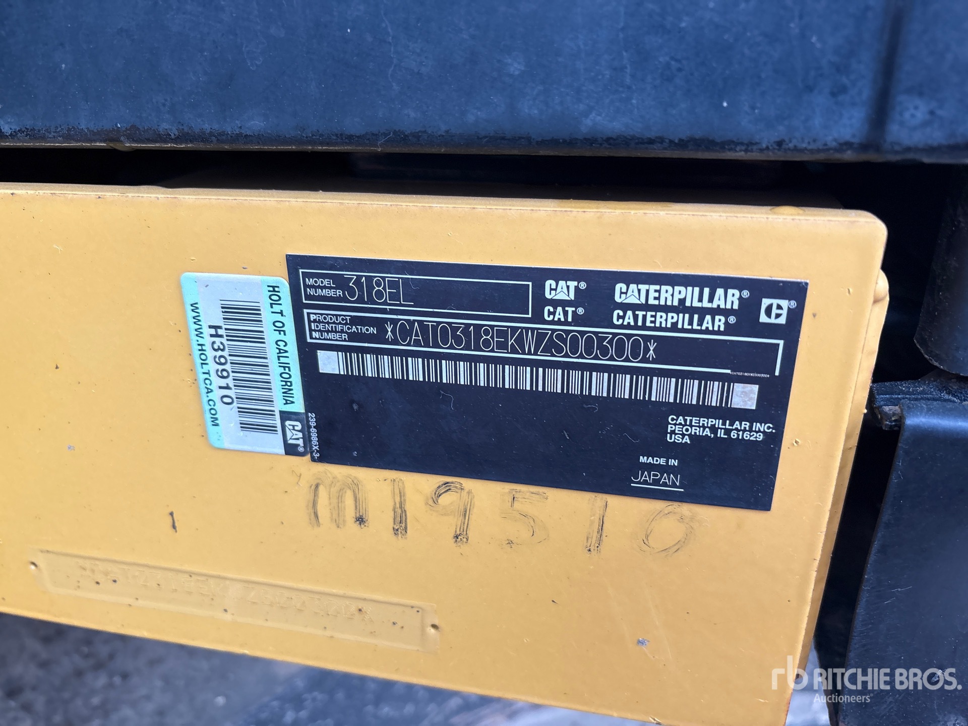 General Appearance with N.º de serie/VIN