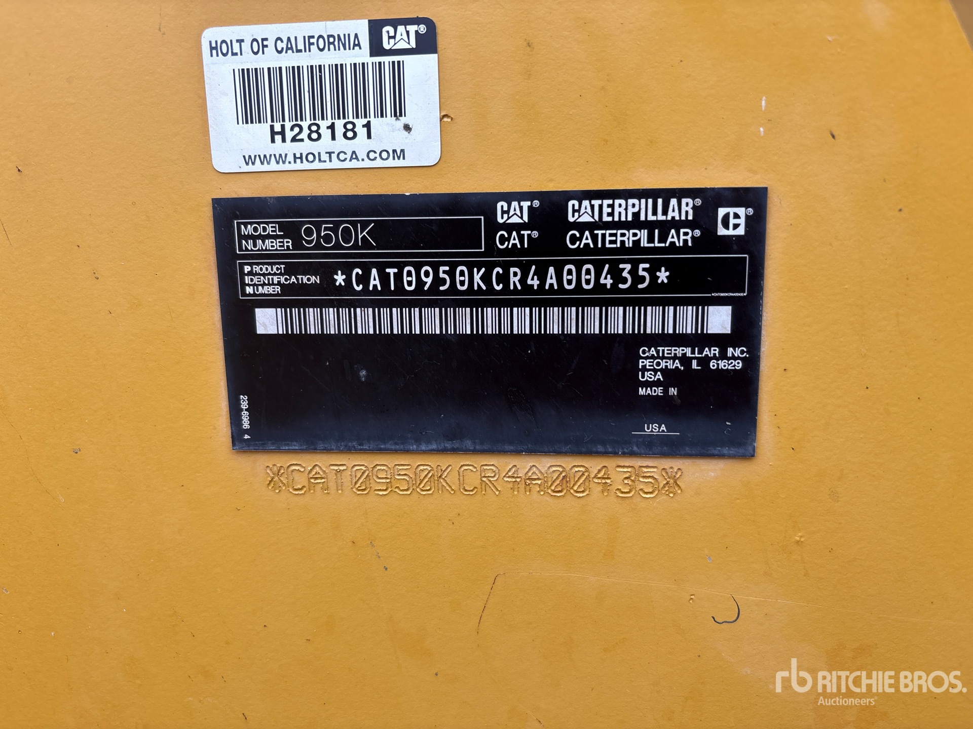 General Appearance with Numer seryjny/numer identyfikacyjny pojazdu