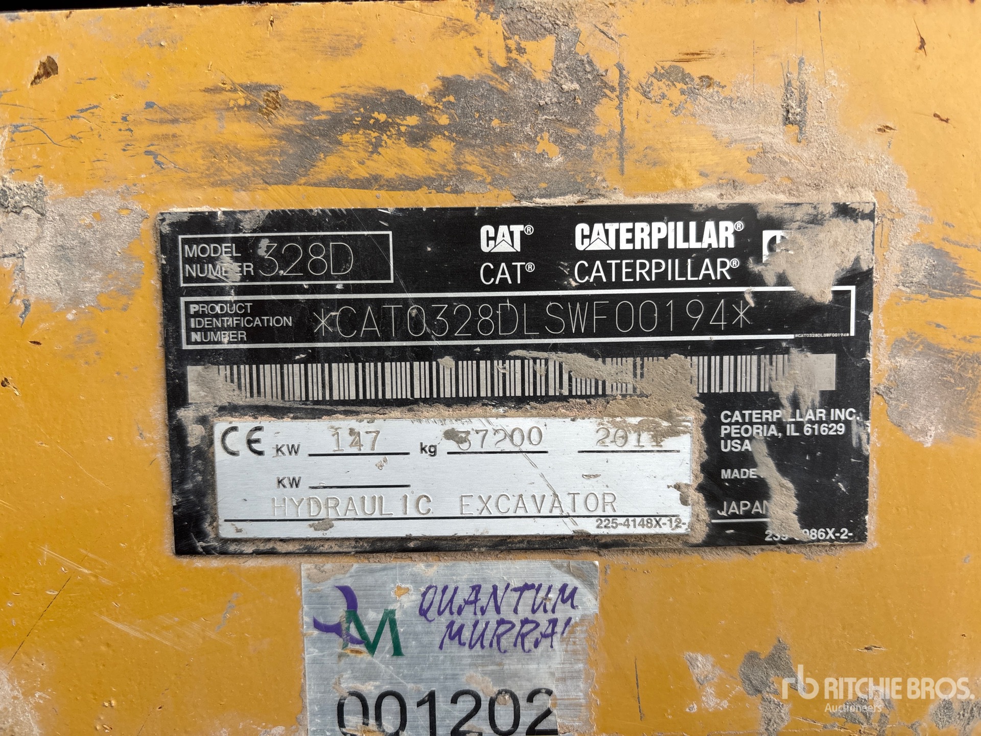 General Appearance with N.º de serie/VIN