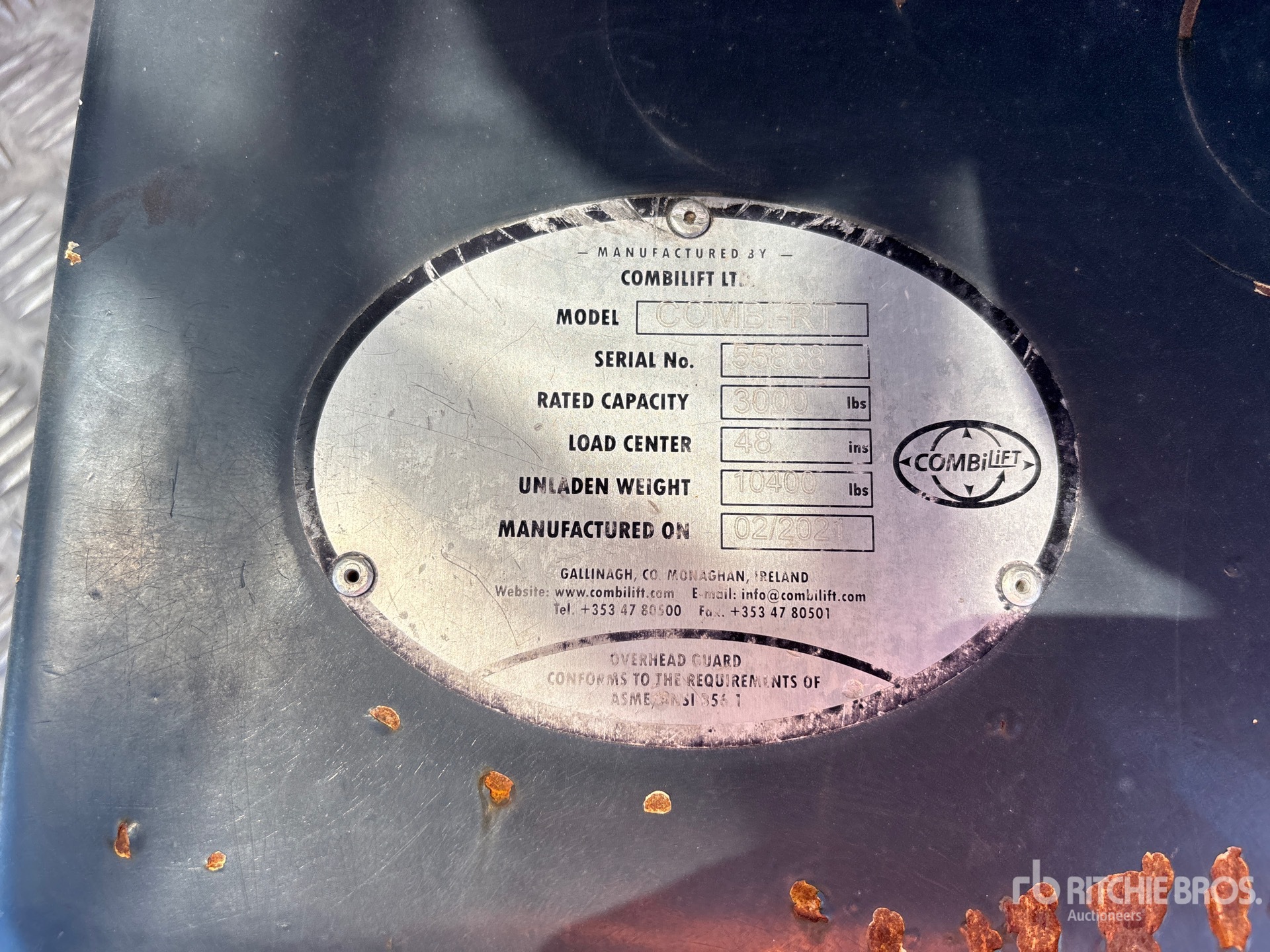 General Appearance with N.º de serie/VIN