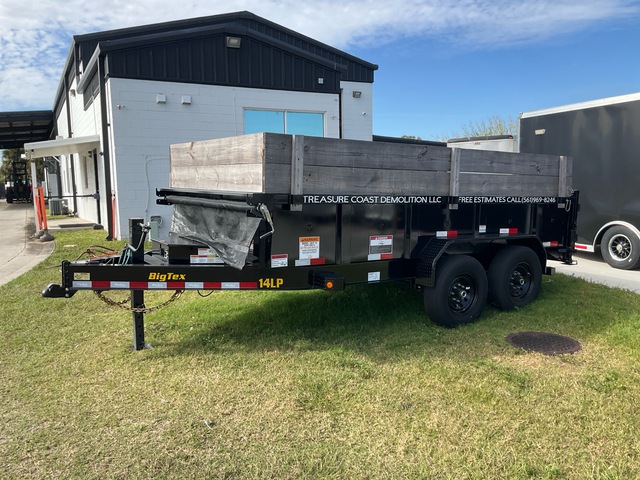2025 Big Tex 14LP-14BK6SIRPD 19 ft T/A Dump Utility Trailer