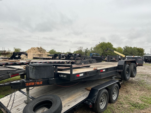 2023 Salvation 18 ft T/A Equipment Trailer