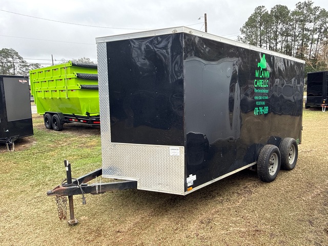 2022 Rawmaxx 15 ft T/A Enclosed Trailer