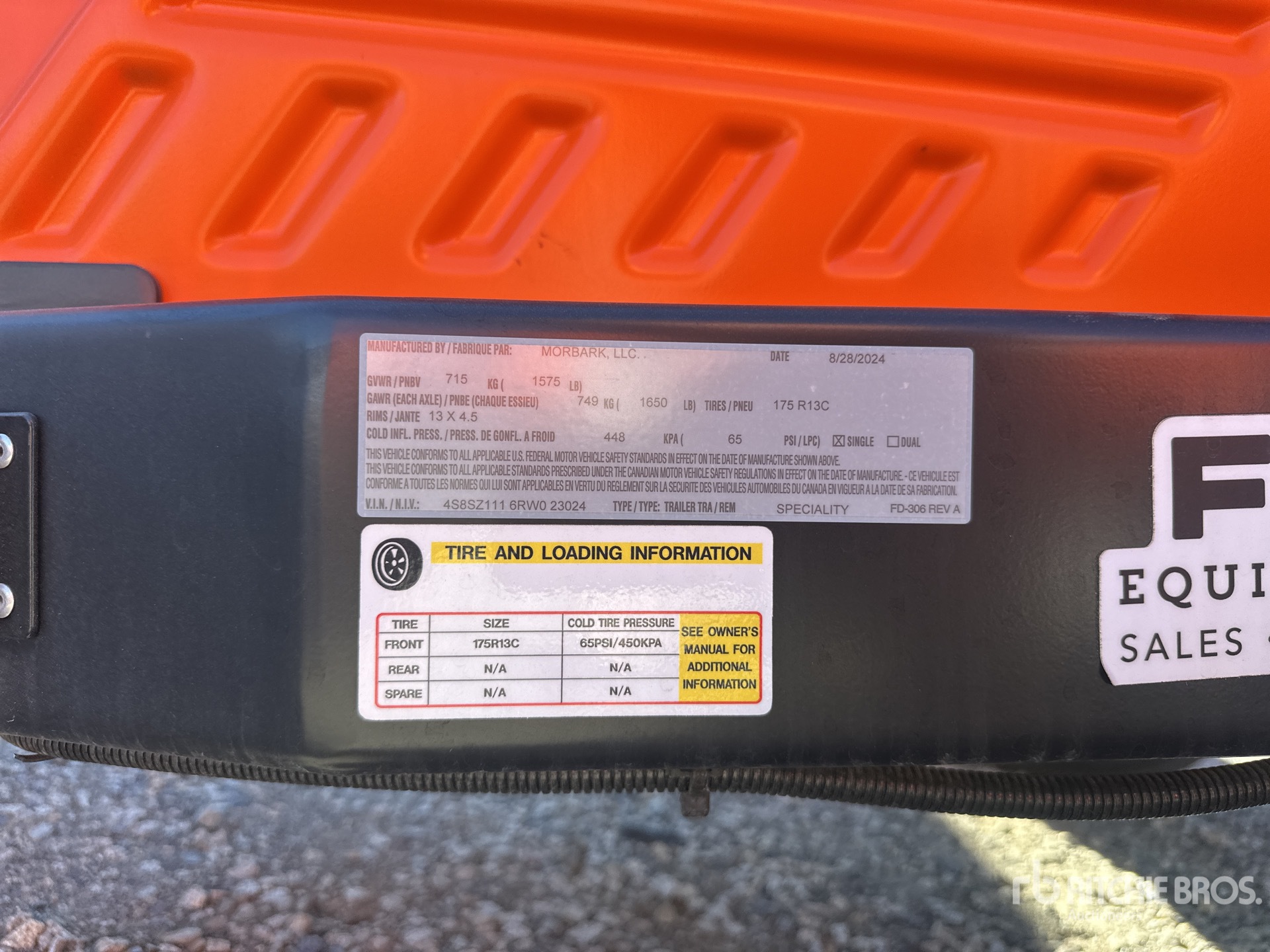 General Appearance with Seriennummer / FIN