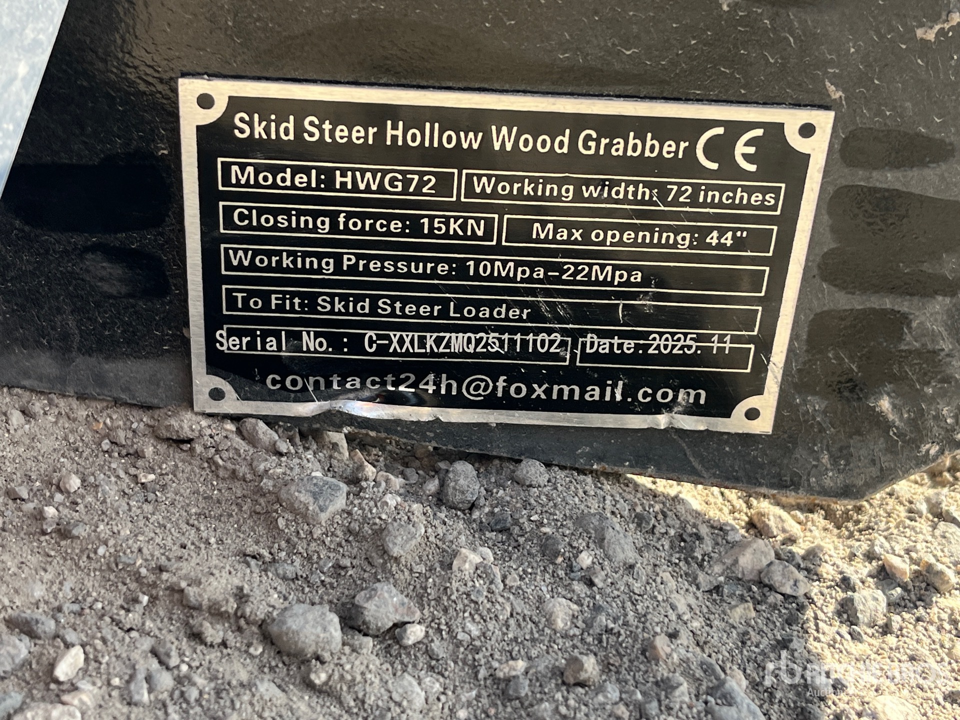 General Appearance with N.º de serie/VIN