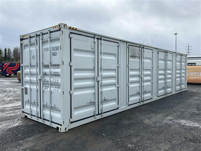 2025 40 ft High Cube Multi-Door 40 Ft One-Way High Cube Storage Container (Unused)