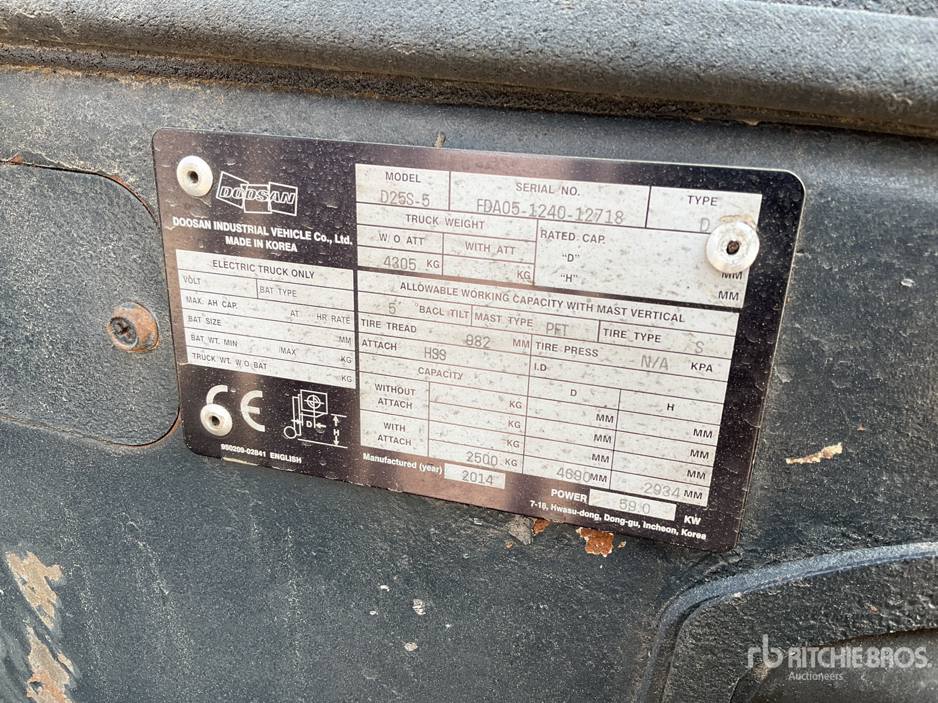 General Appearance with Numer seryjny/numer identyfikacyjny pojazdu