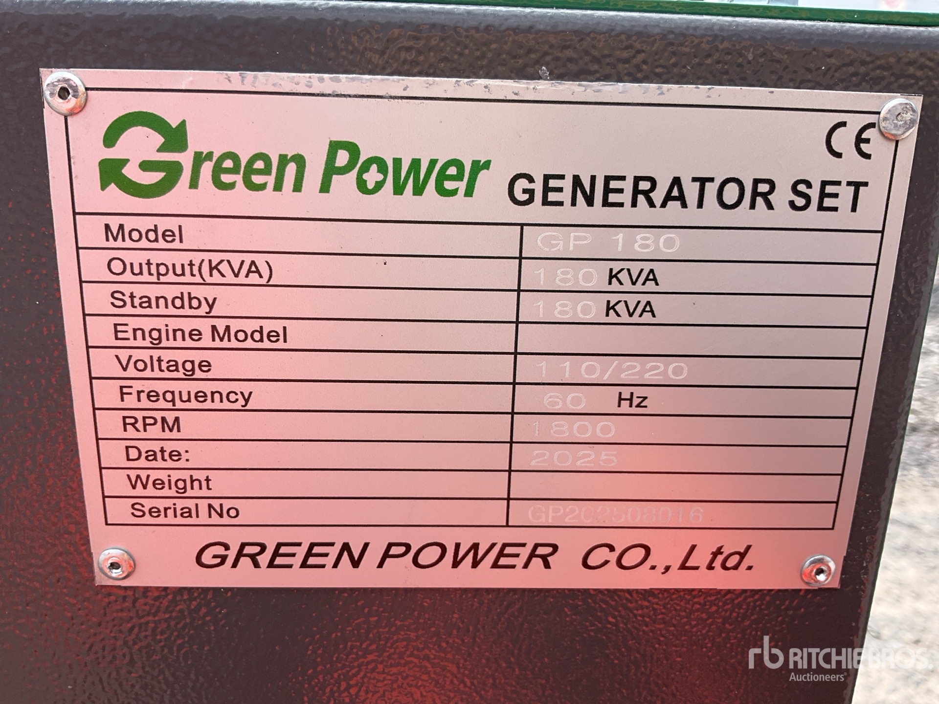 General Appearance with Seriennummer / FIN