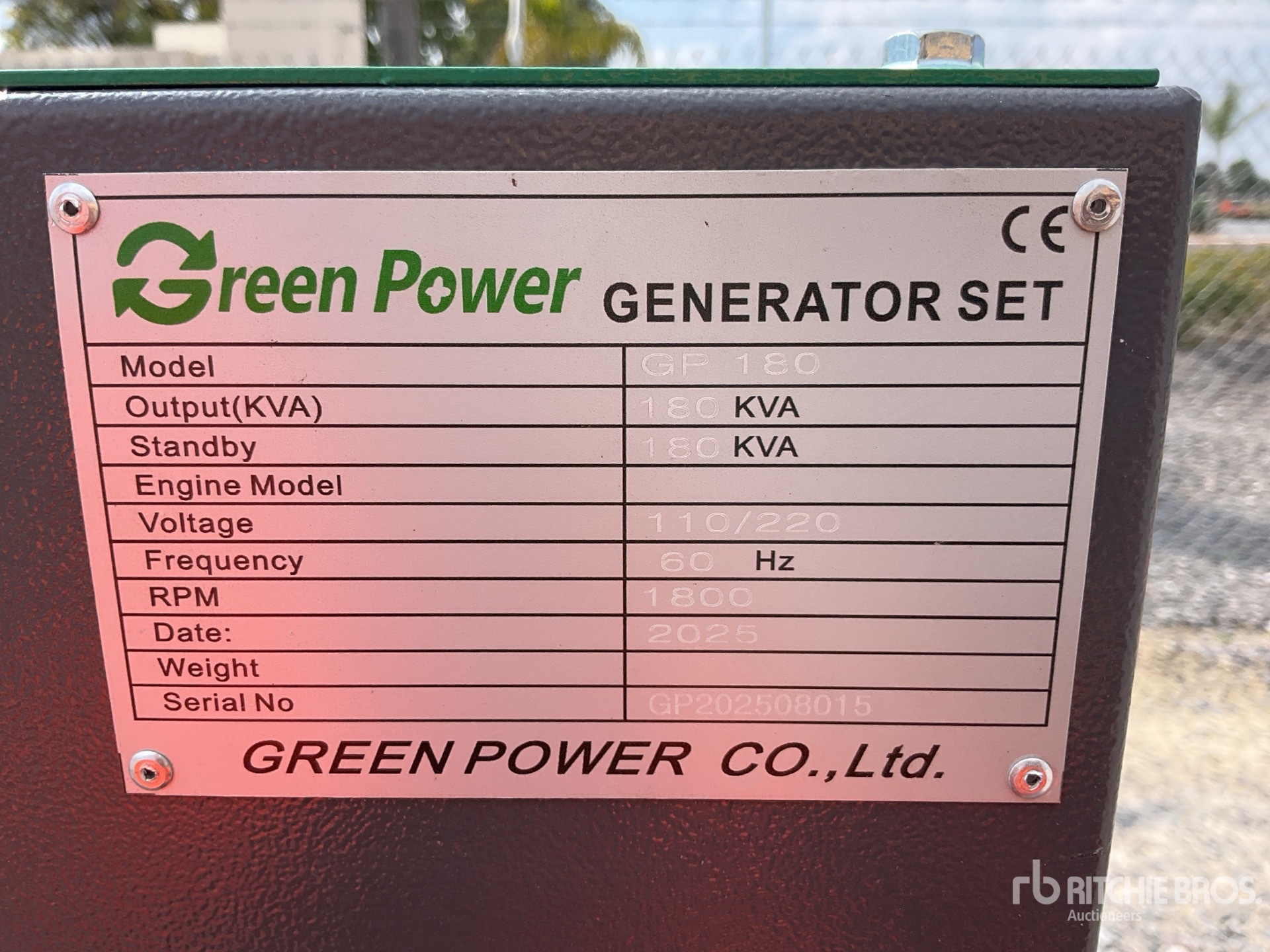 General Appearance with Seriennummer / FIN