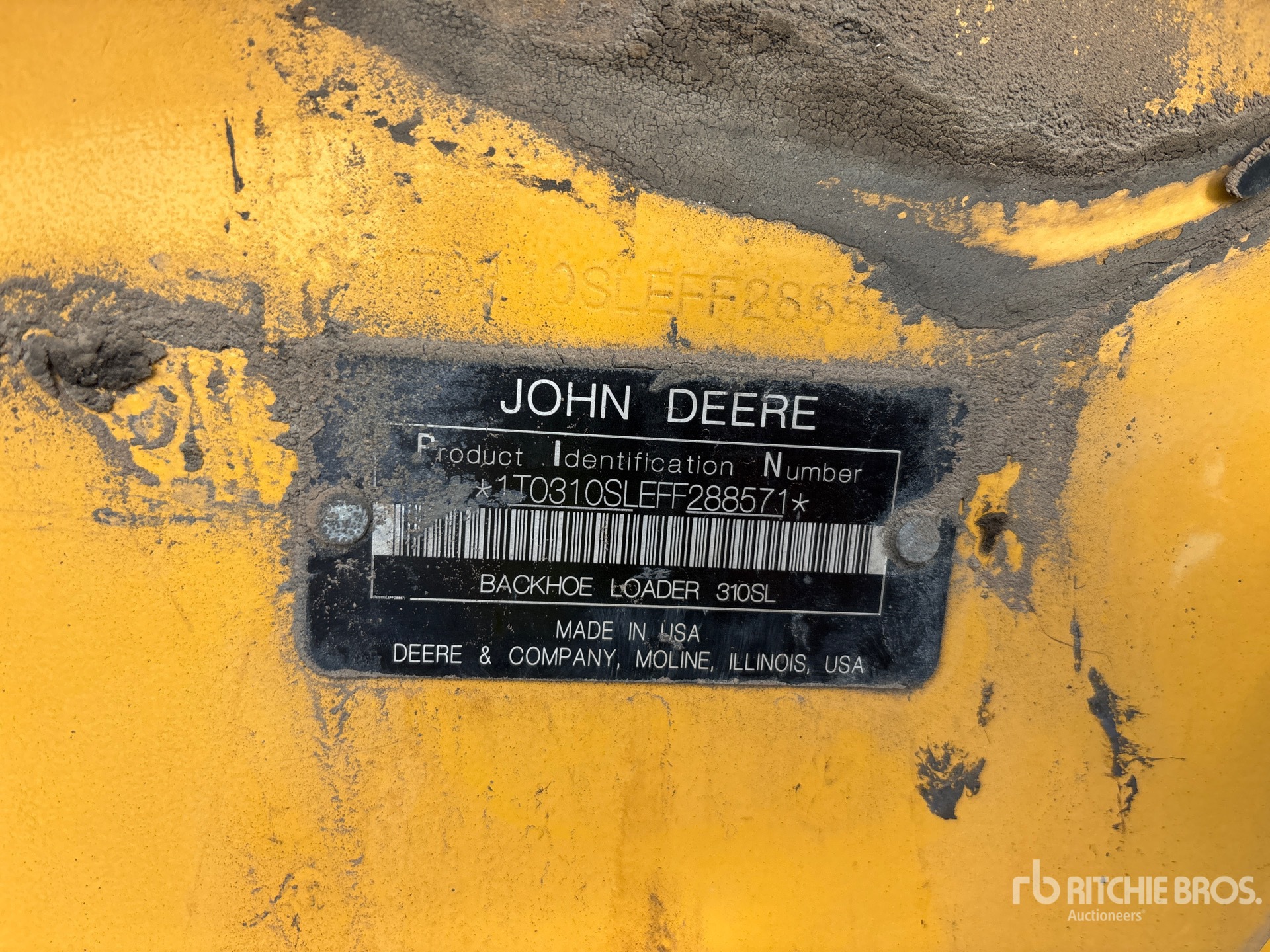 General Appearance with N.º de serie/VIN