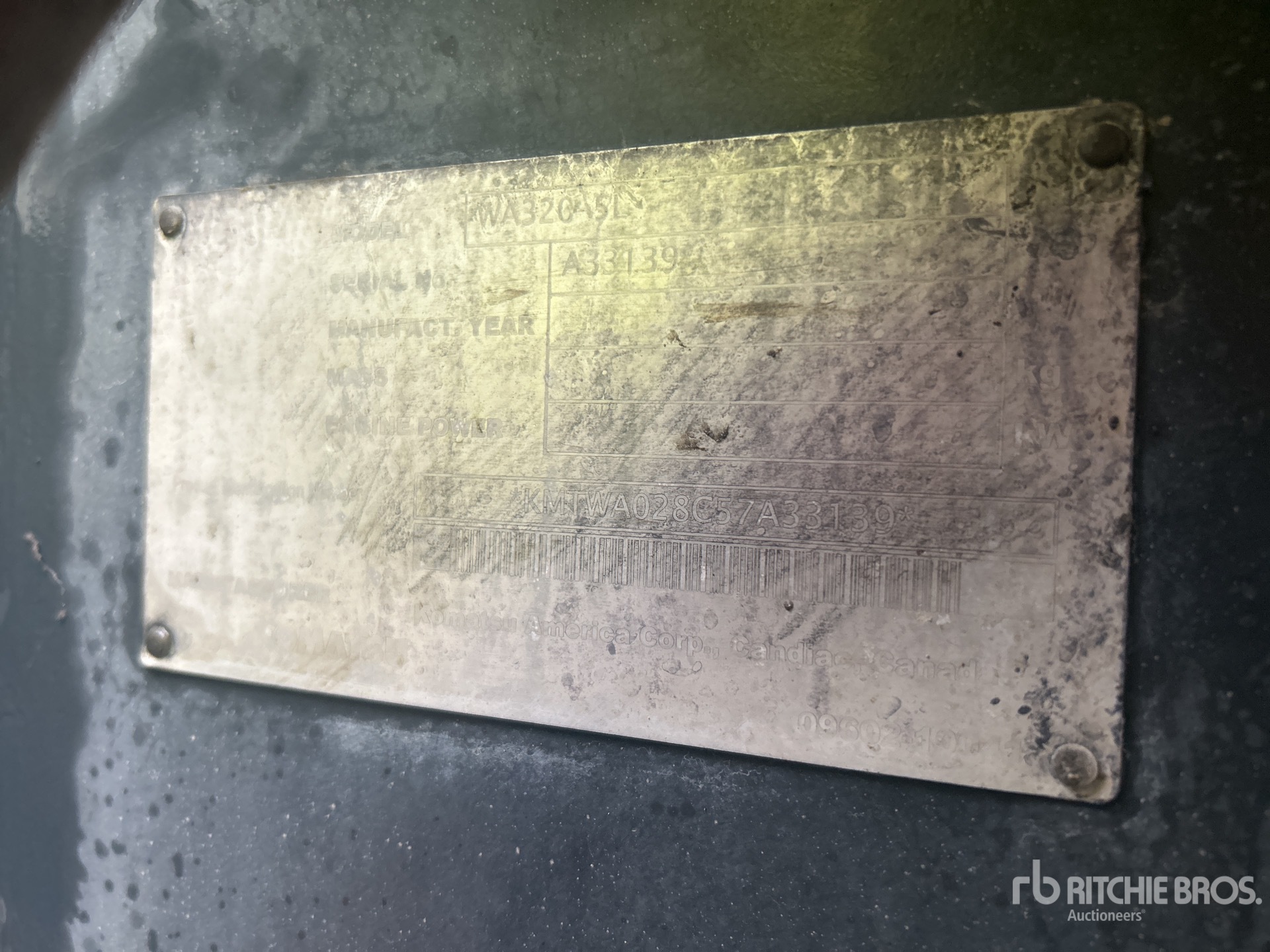 General Appearance with Numero seriale/numero d’identificazione del veicolo (VIN)