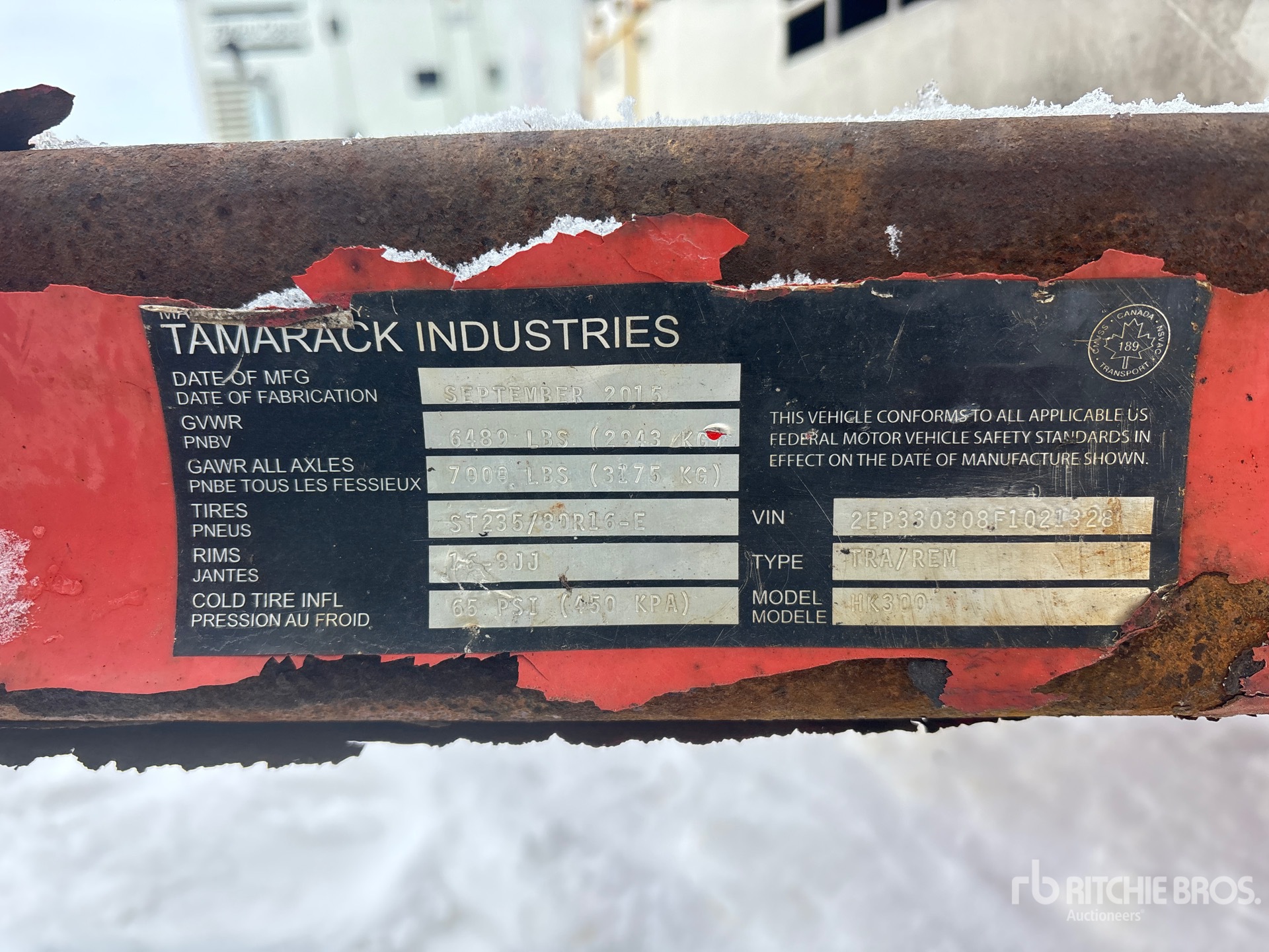 General Appearance with Numero seriale/numero d’identificazione del veicolo (VIN)