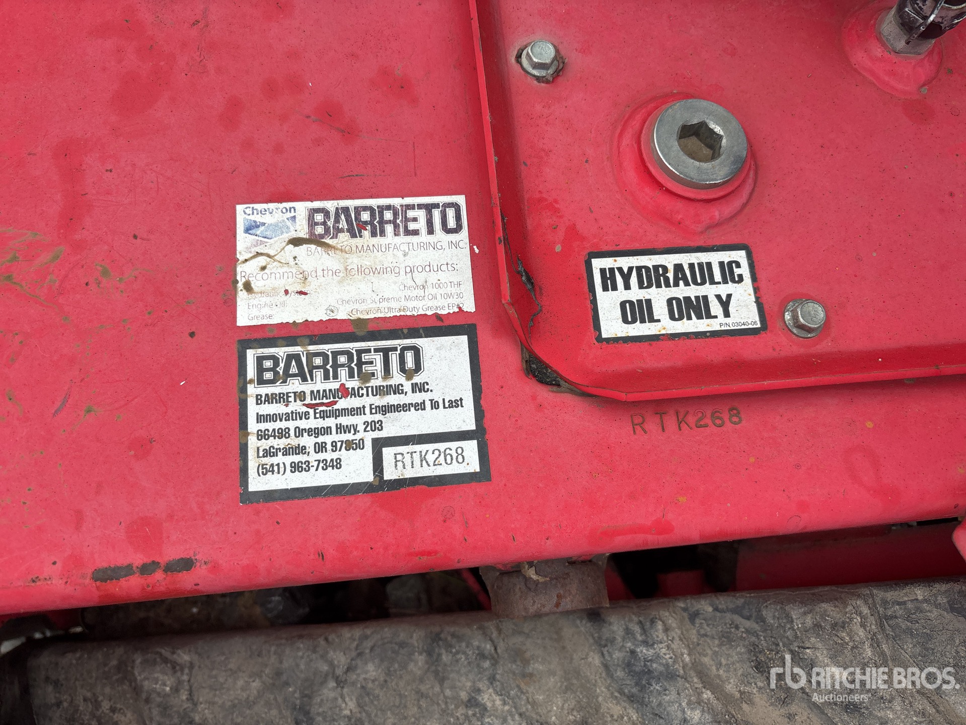 General Appearance with N.º de serie/VIN