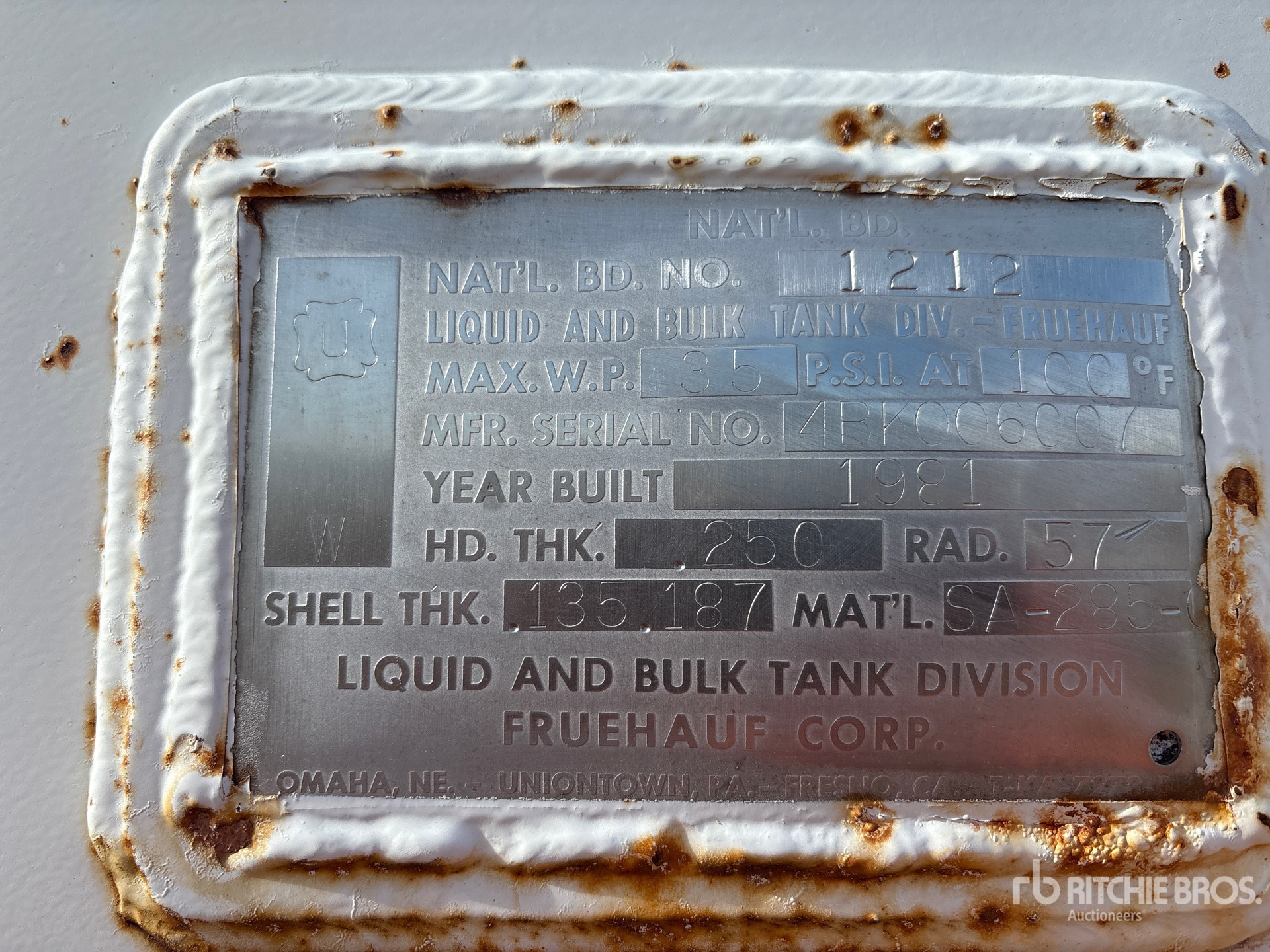 General Appearance with N.º de serie/VIN