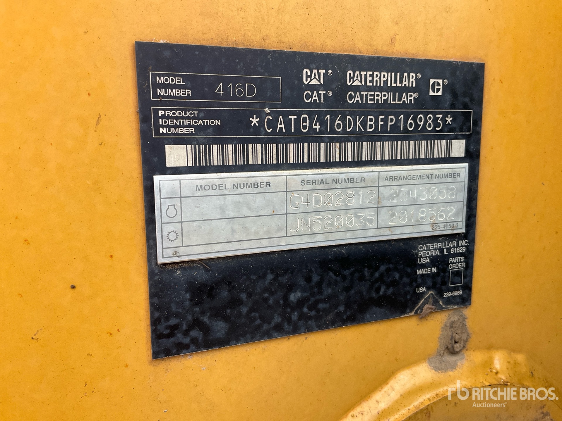 General Appearance with Numer seryjny/numer identyfikacyjny pojazdu